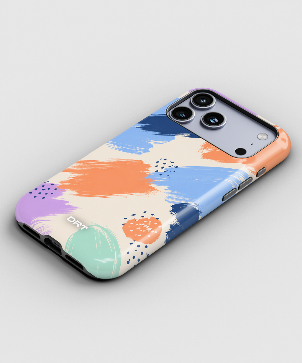 Abstract Brushstroke Magnetic Impact-Resistant Phone Case