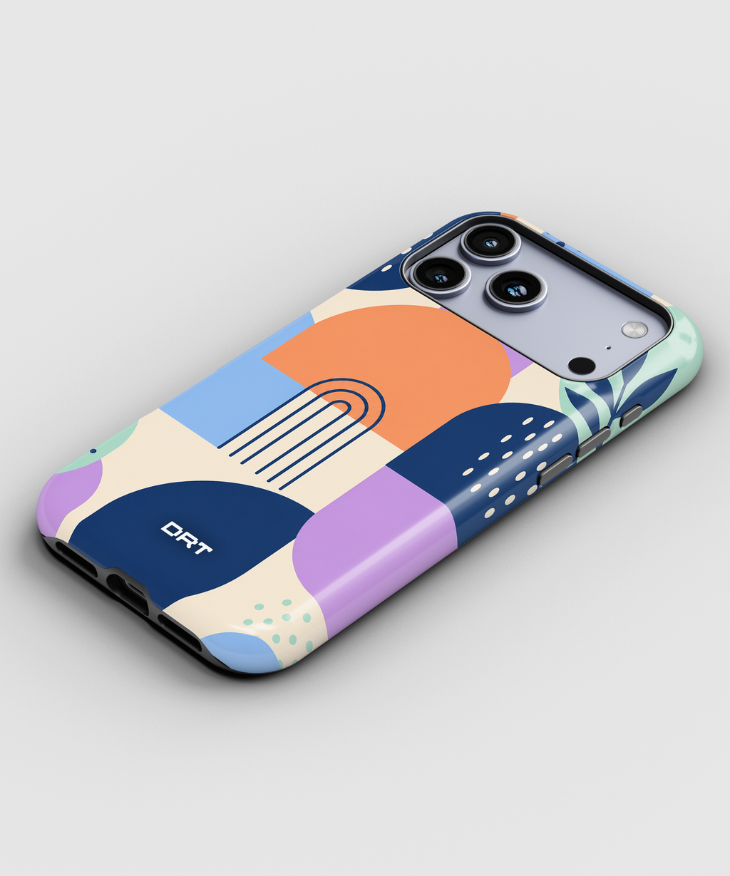 Abstract Arch Mosaic Magnetic Impact Phone Case