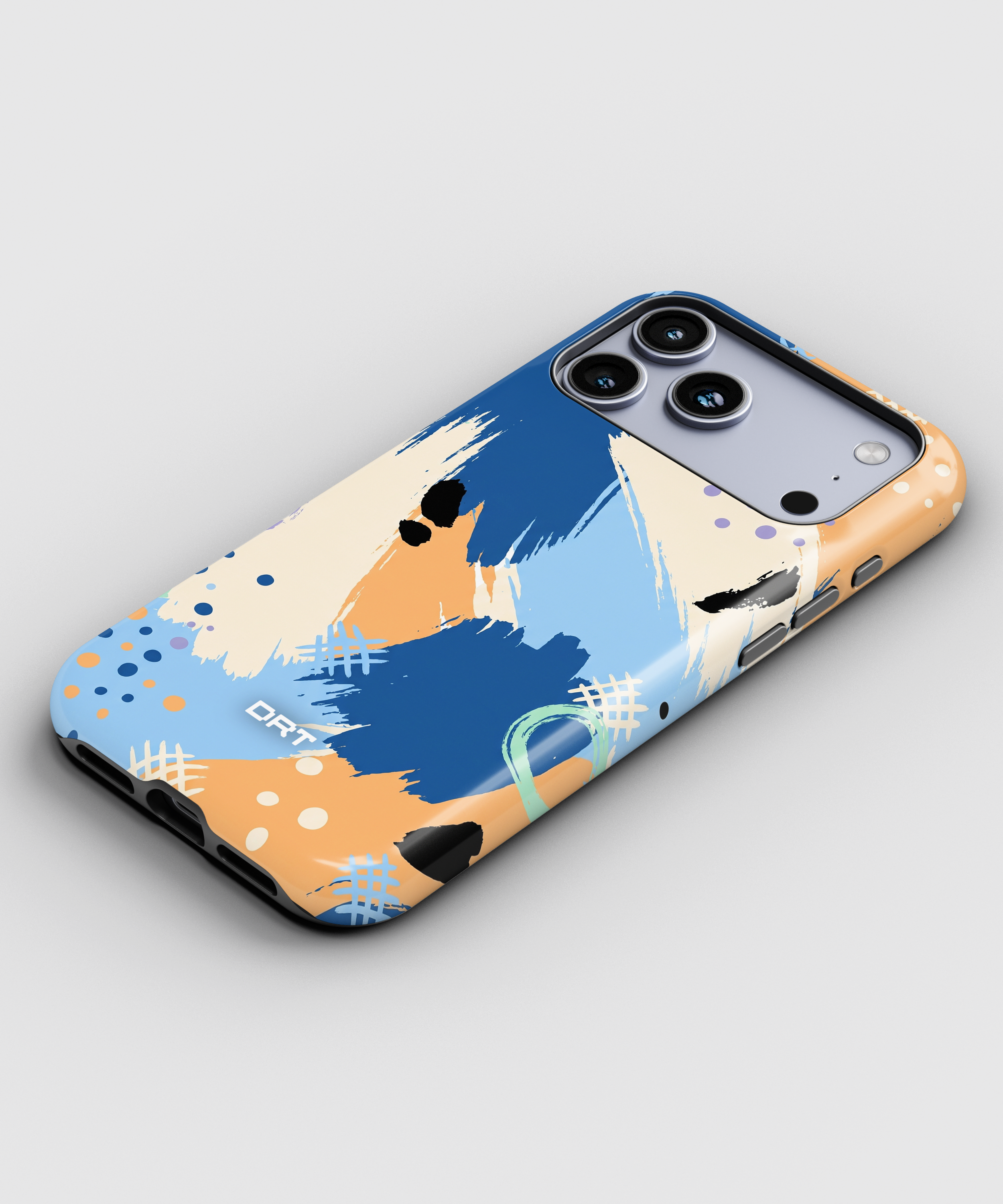 Abstract Brushstroke Magnetic Impact-Resistant Phone Case