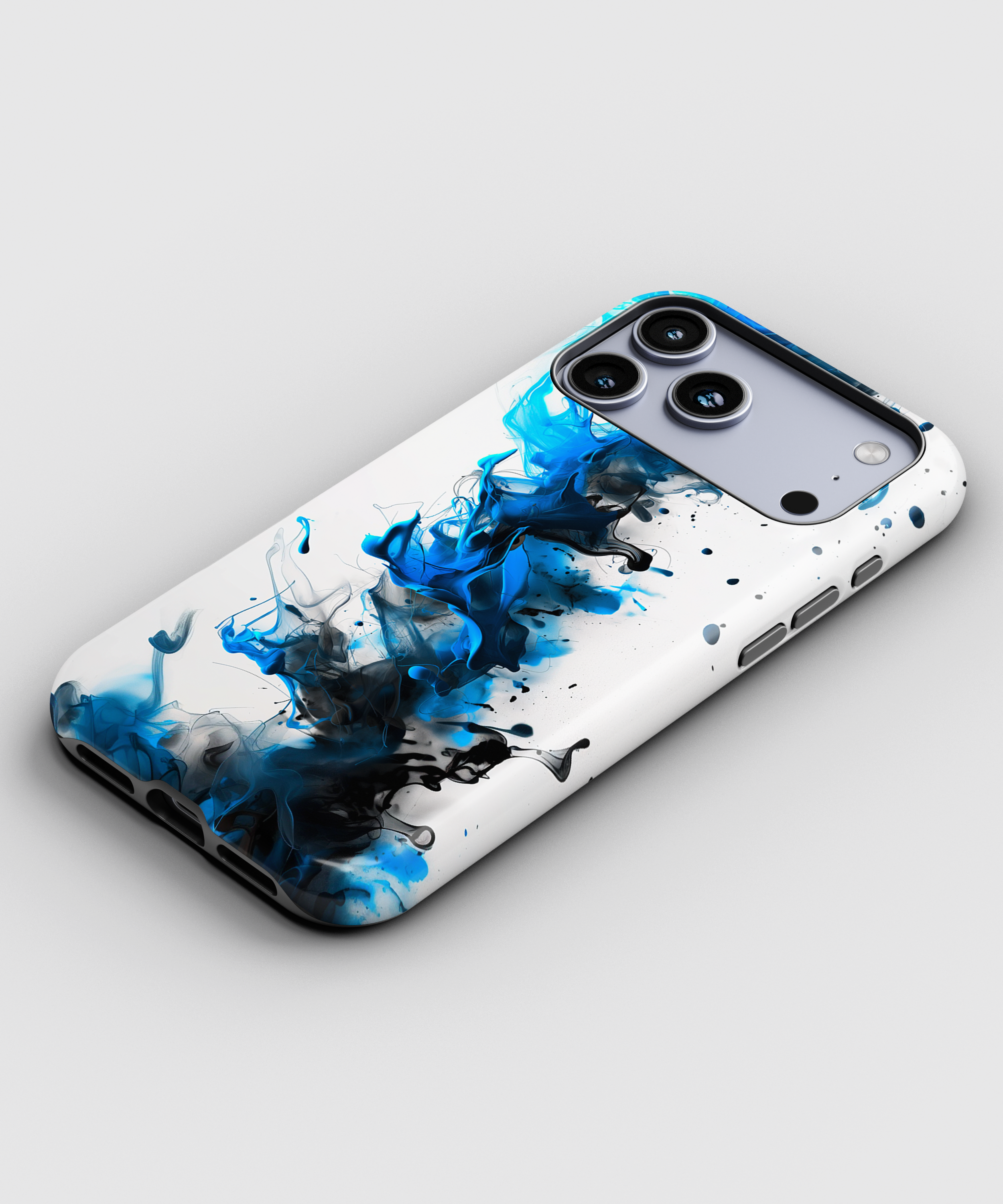 Blue Ink Swirl Magnetic Impact Phone Case