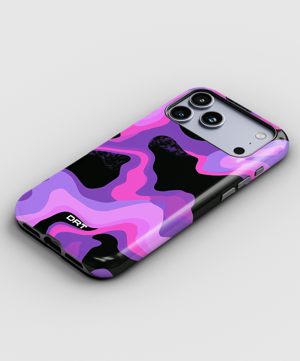 Purple Camo Magnetic Impact-Resistant Phone Case