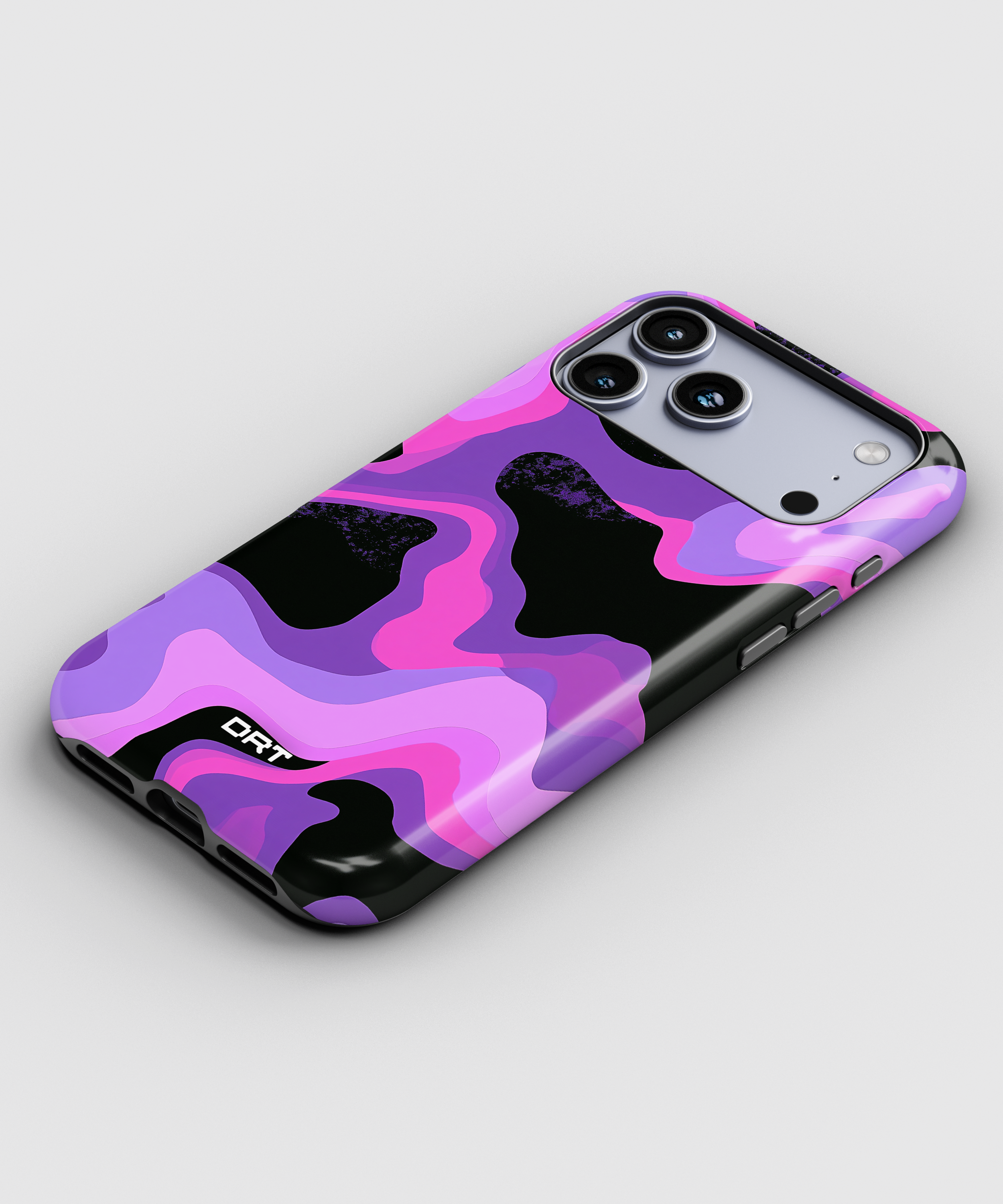 Purple Camo Magnetic Impact-Resistant Phone Case