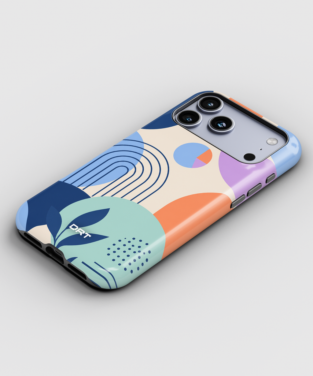 Abstract Geometric Magnetic Impact Phone Case
