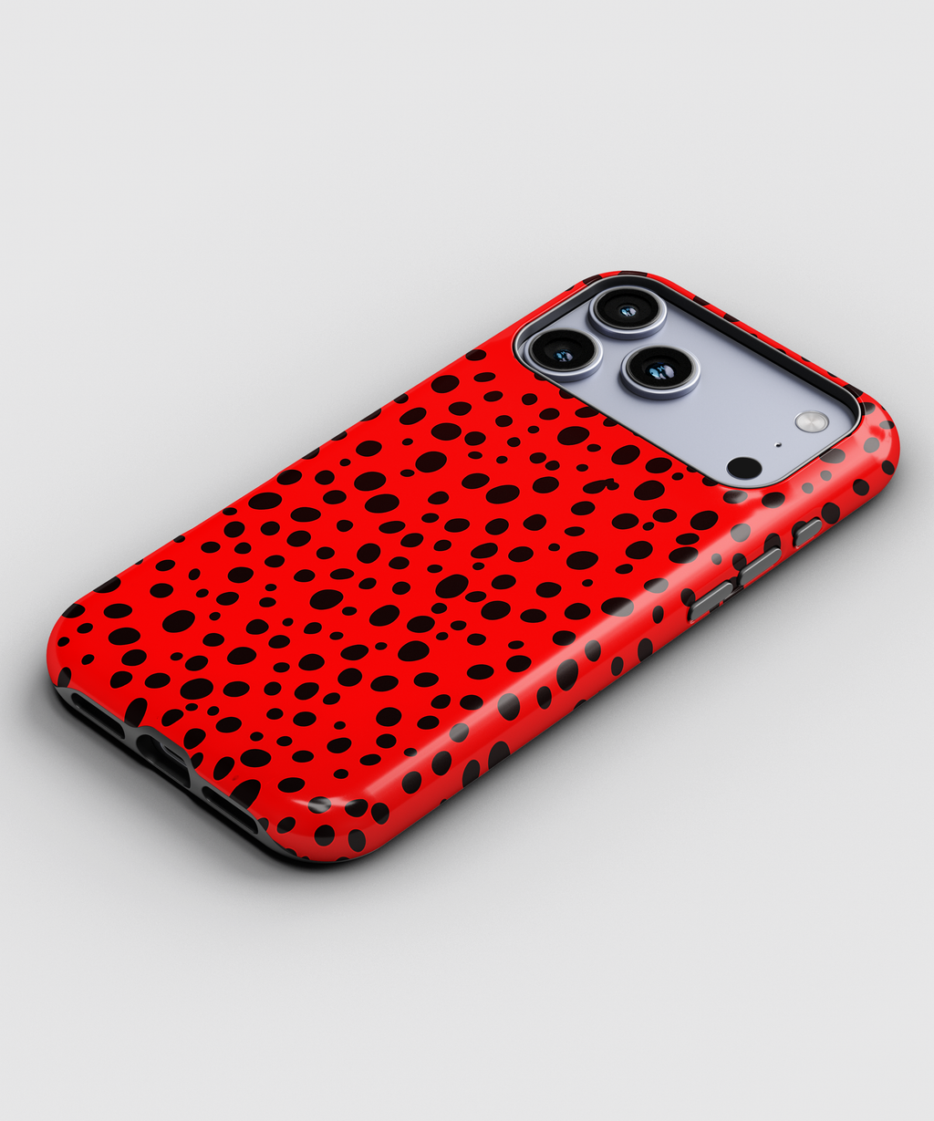 Red Dalmatian Spot Magnetic Impact-Resistant Phone Case