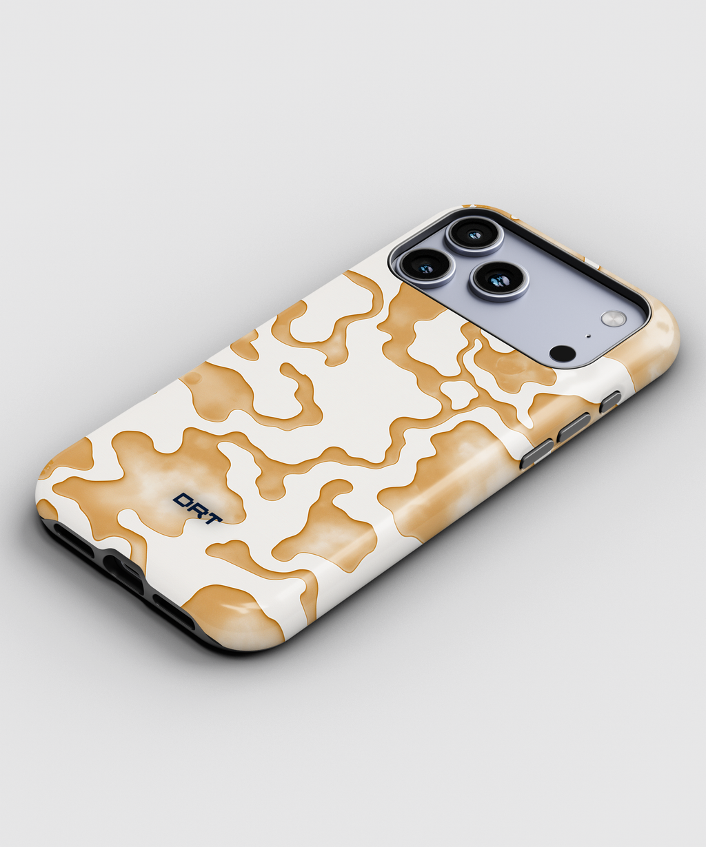 Magnetic Impact-Resistant Phone Case — Beige Abstract Camo