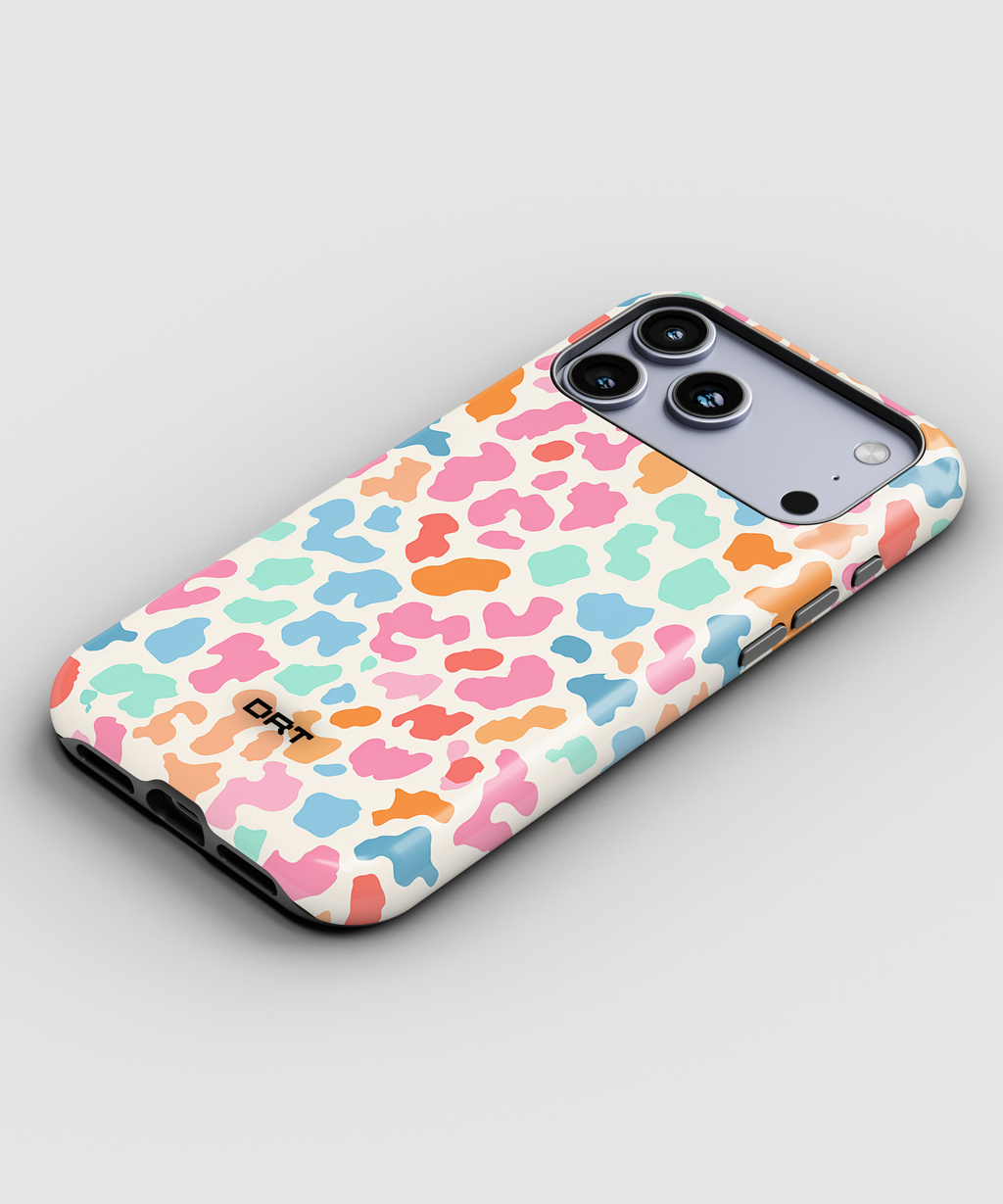 Colorful Pastel Leopard Magnetic Impact Phone Case