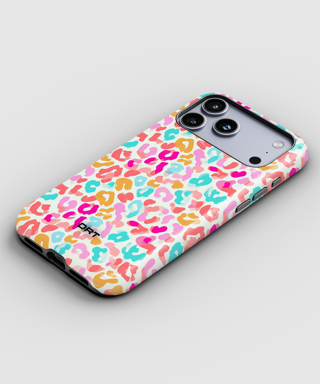 Colorful Leopard Print Magnetic Impact-Resistant Phone Case