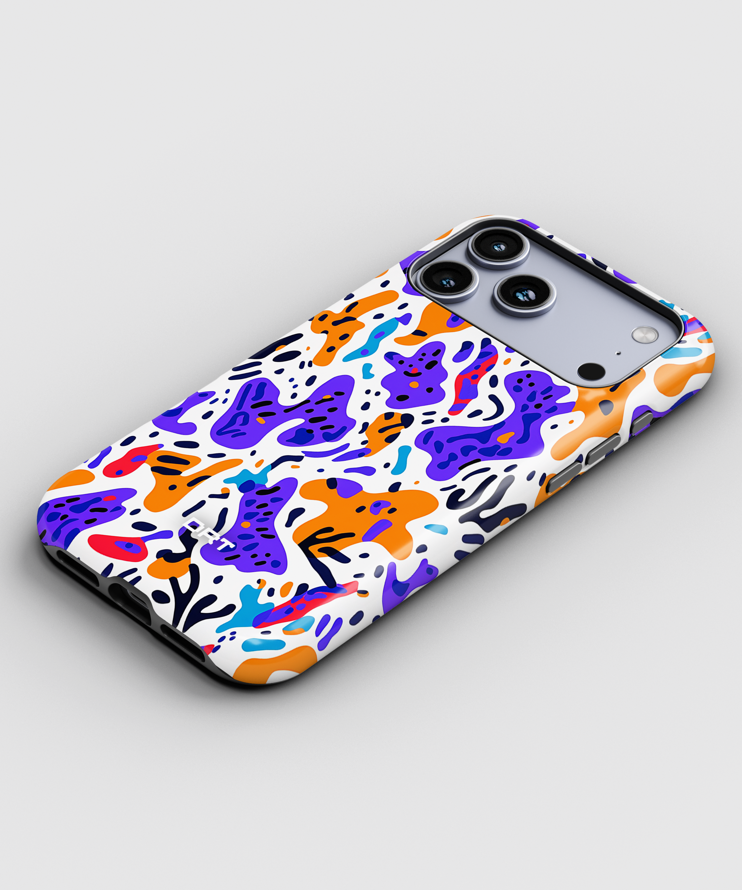 Abstract Splash Magnetic Phone Case — Impact-Resistant, Colorful Pattern