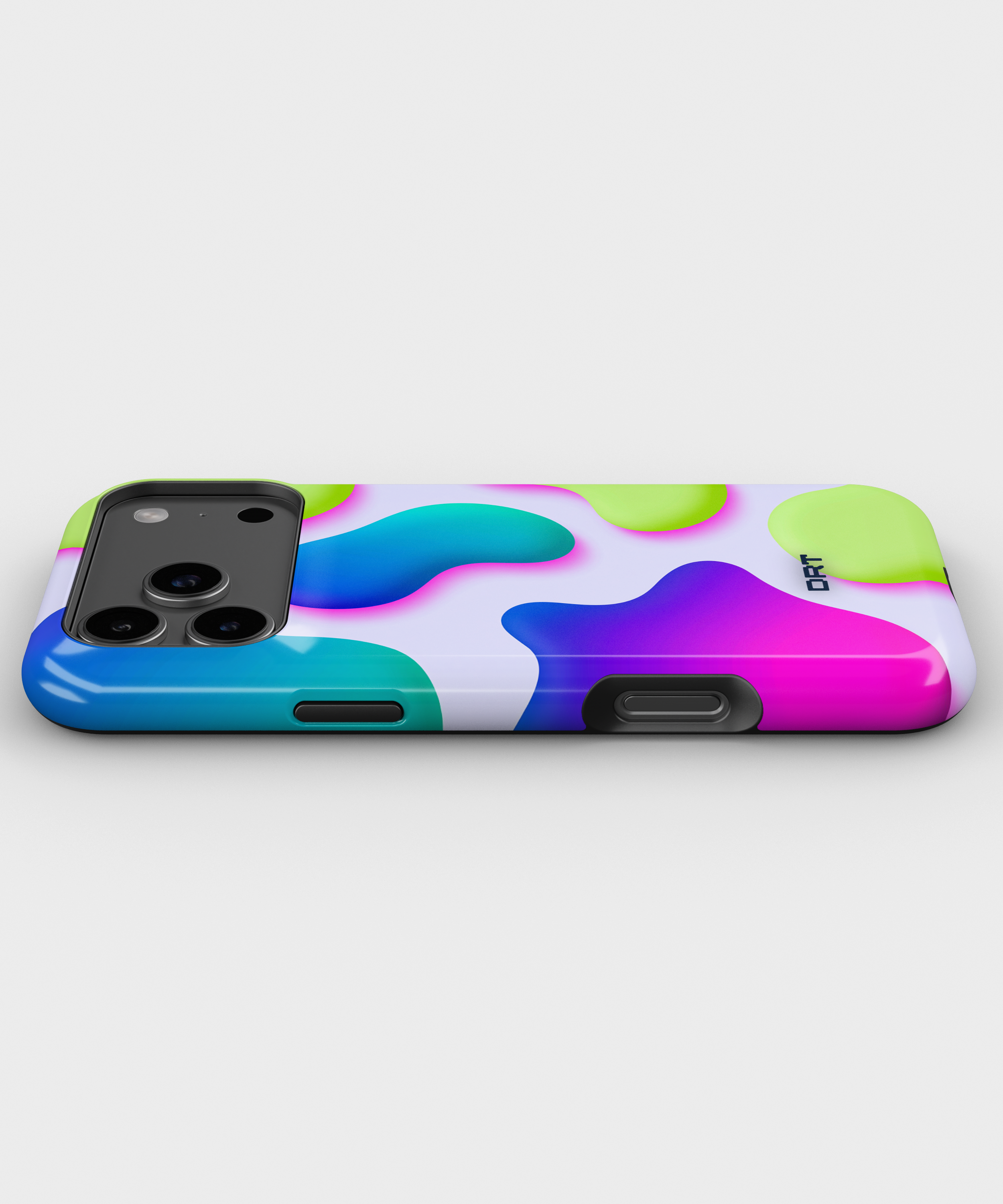 Magnetic Impact-Resistant Phone Case — Neon Abstract Splash