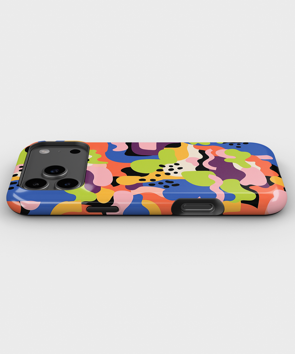 Colorful Abstract Camouflage Magnetic Impact Phone Case