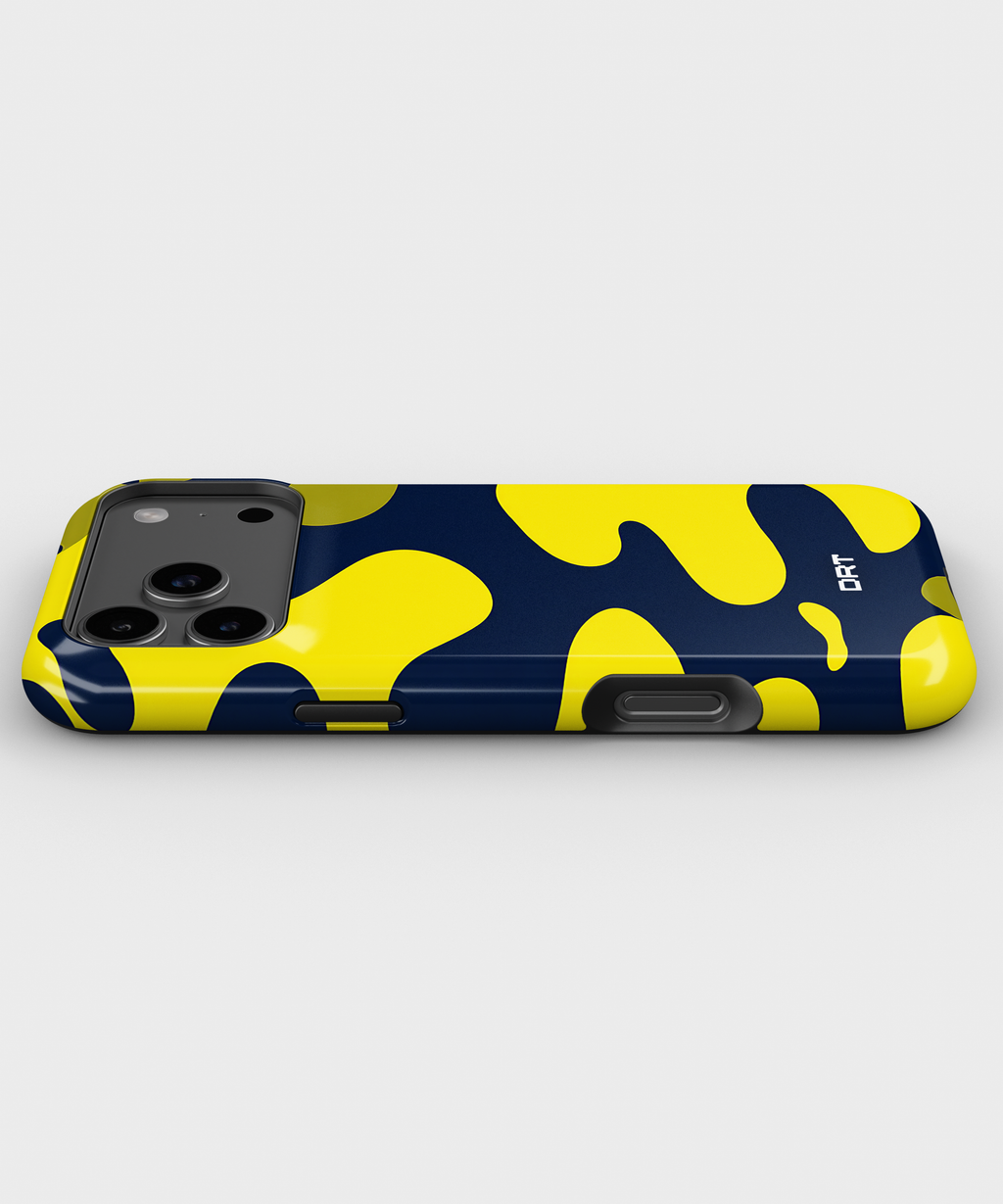 Yellow Navy Camo Magnetic Impact-Resistant Phone Case