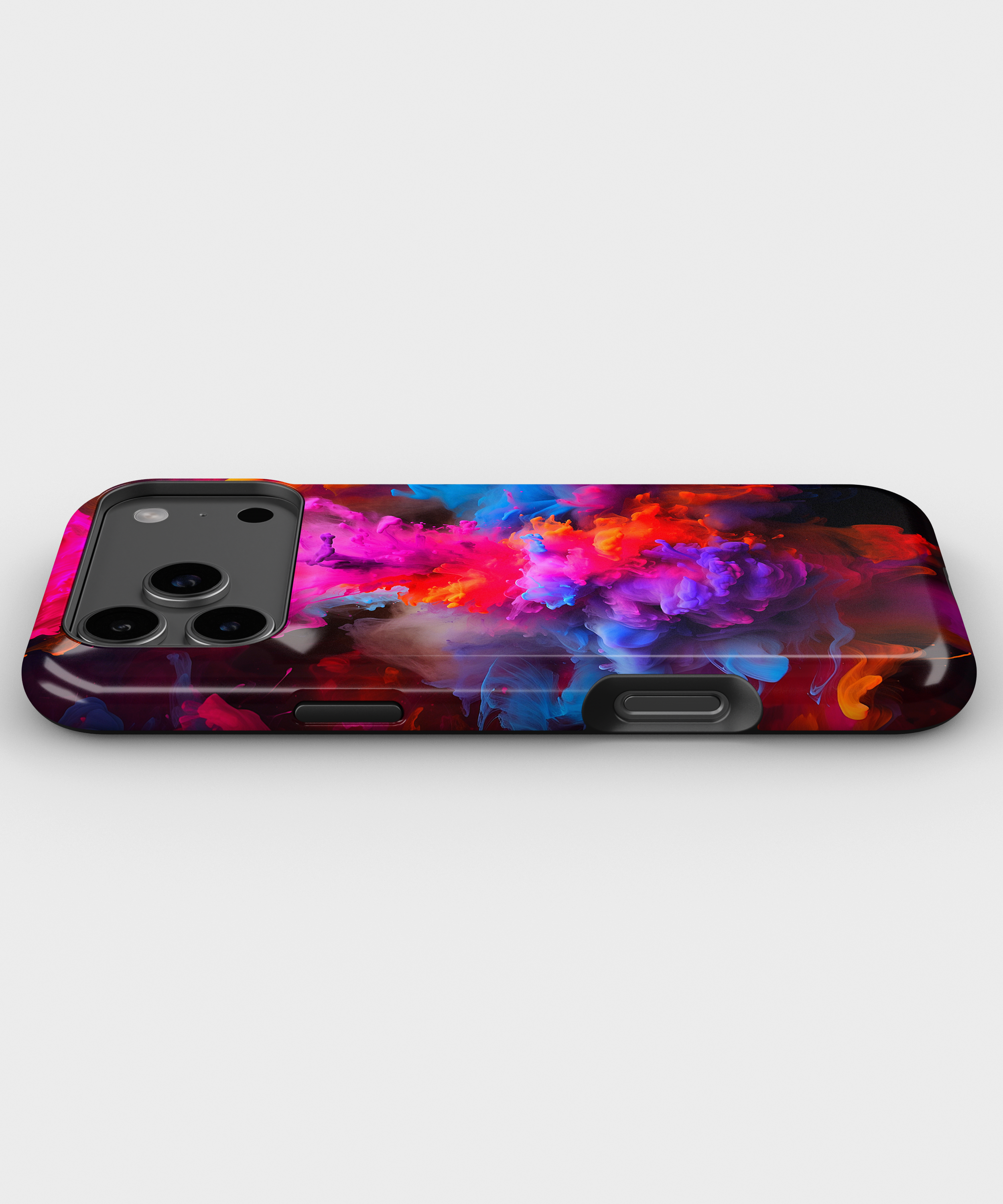Magnetic Impact-Resistant Phone Case — Vivid Color Smoke