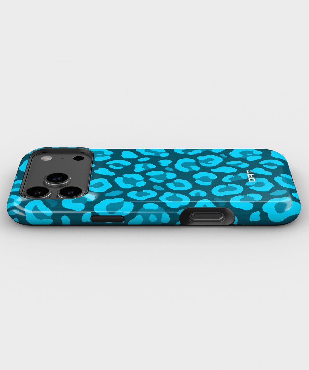 Blue Leopard Magnetic Impact-Resistant Phone Case