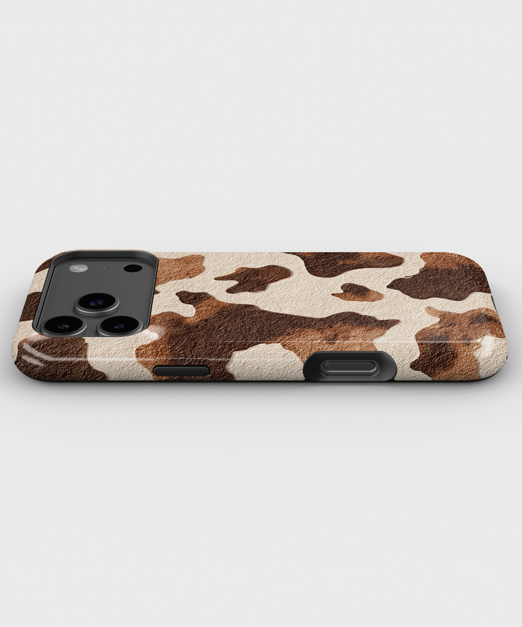 Cowhide Pattern Magnetic Impact-Resistant Phone Case