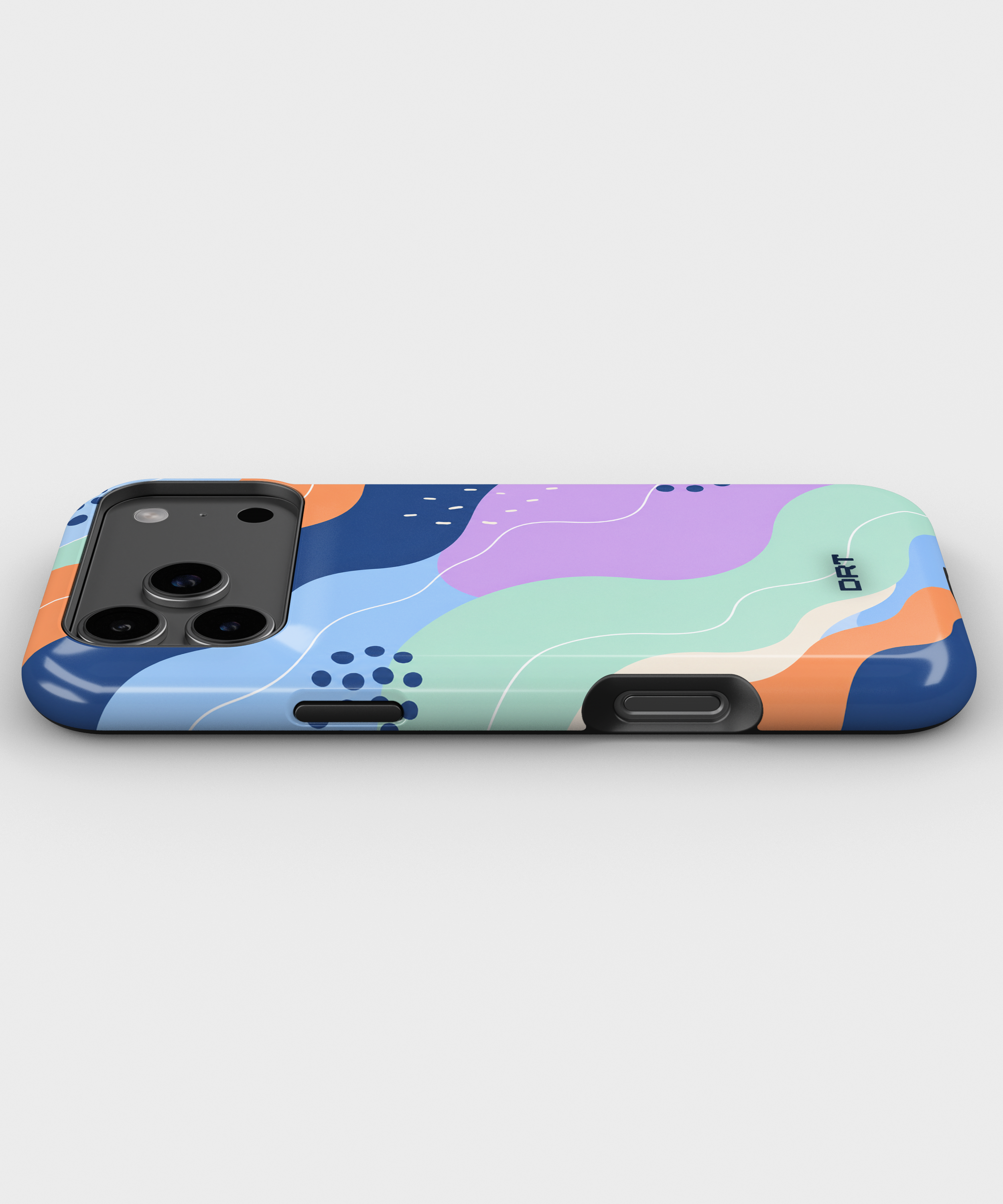 Abstract Colorwave Magnetic Impact-Resistant Phone Case