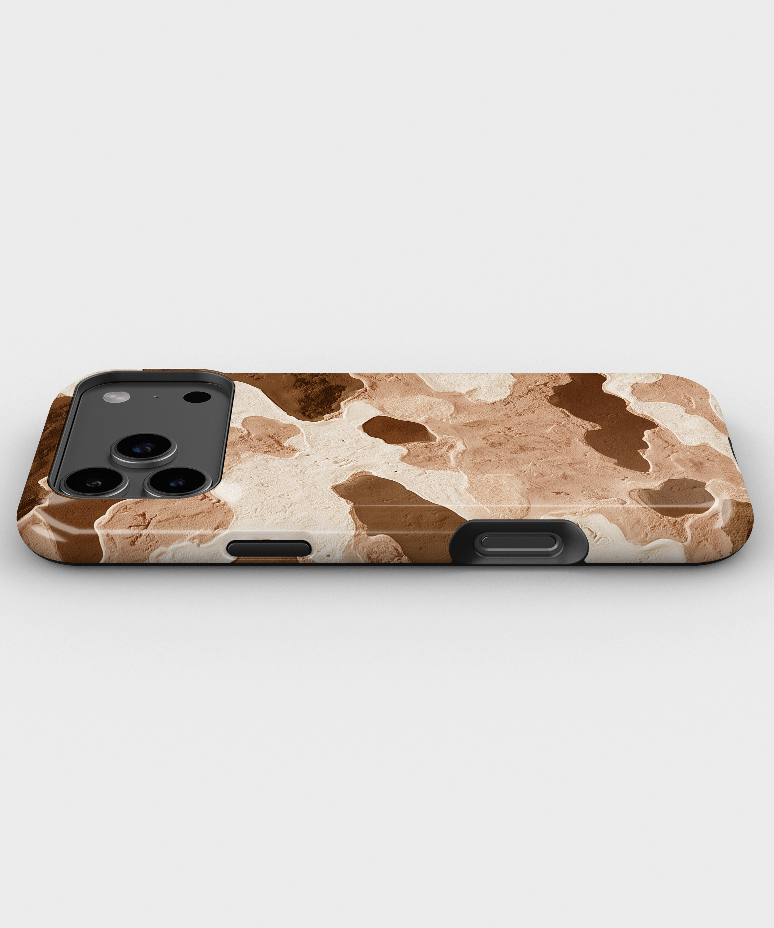 Brown Watercolor Camo Magnetic Impact-Resistant Phone Case