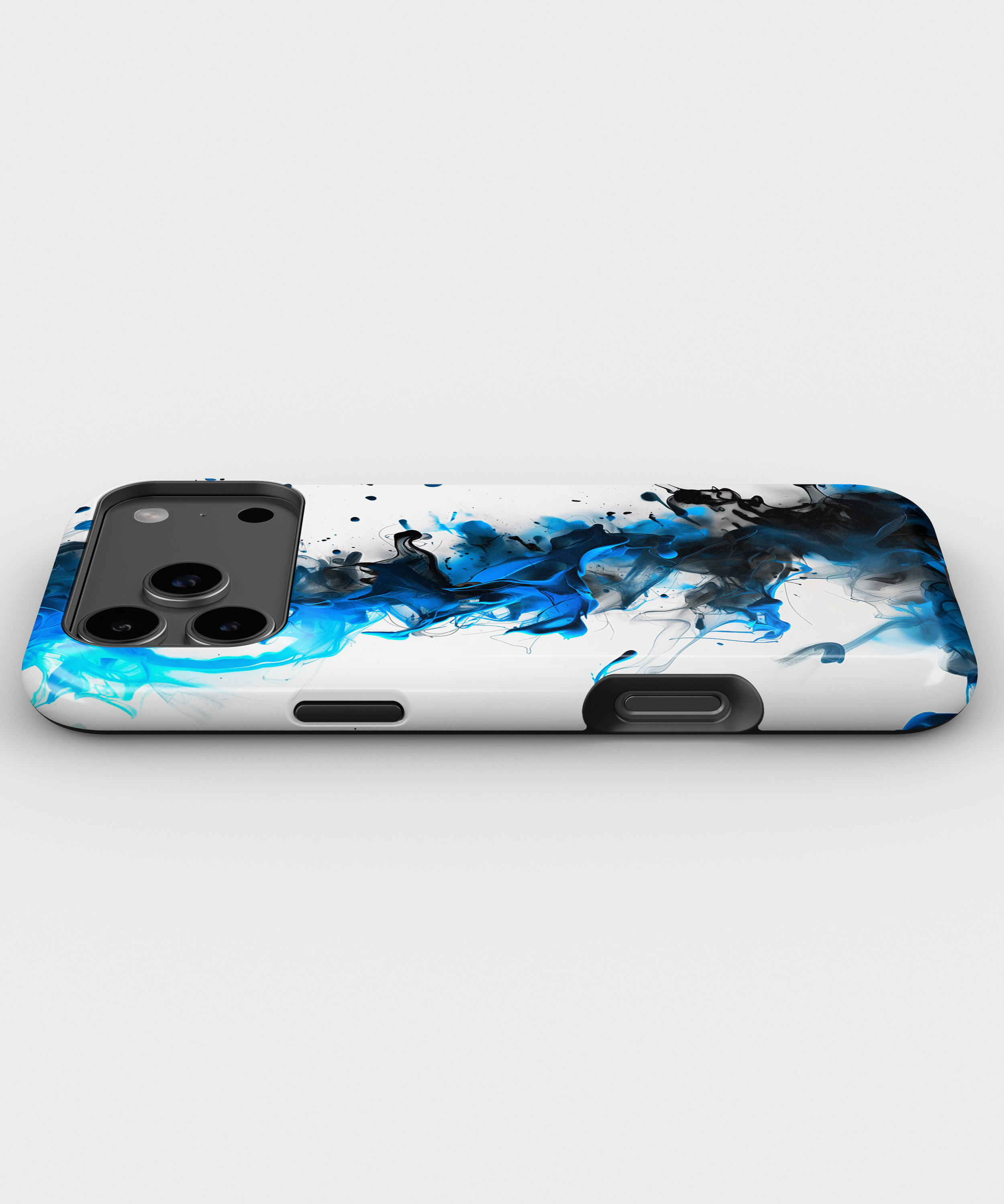 Blue Ink Swirl Magnetic Impact Phone Case