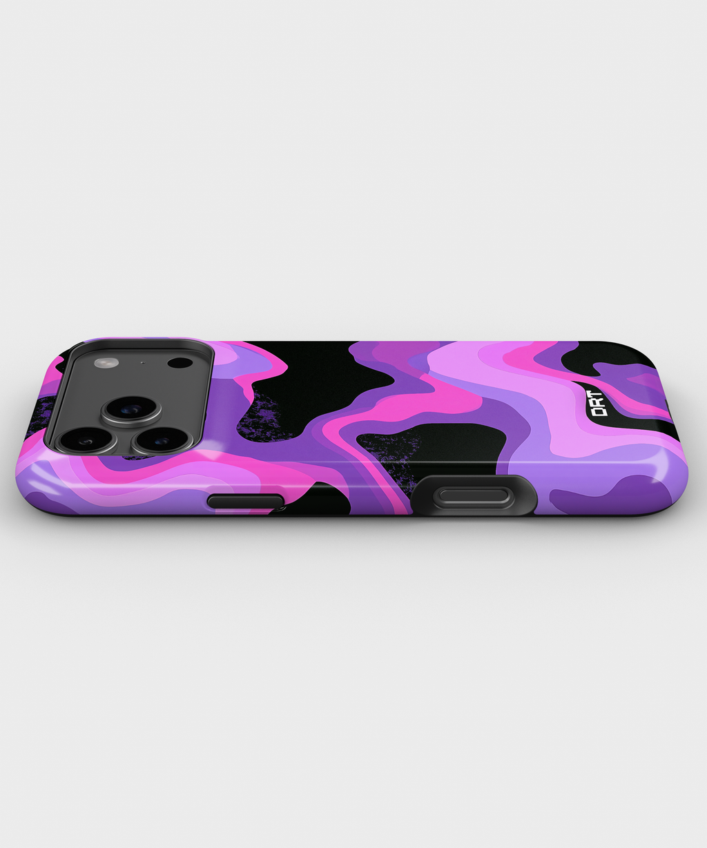 Purple Camo Magnetic Impact-Resistant Phone Case