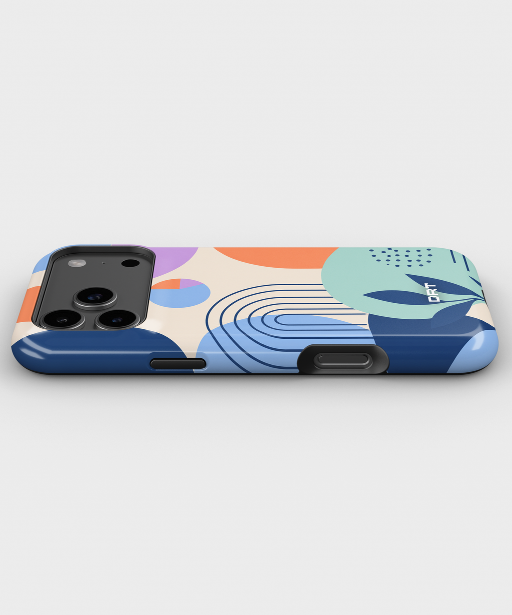 Abstract Geometric Magnetic Impact Phone Case