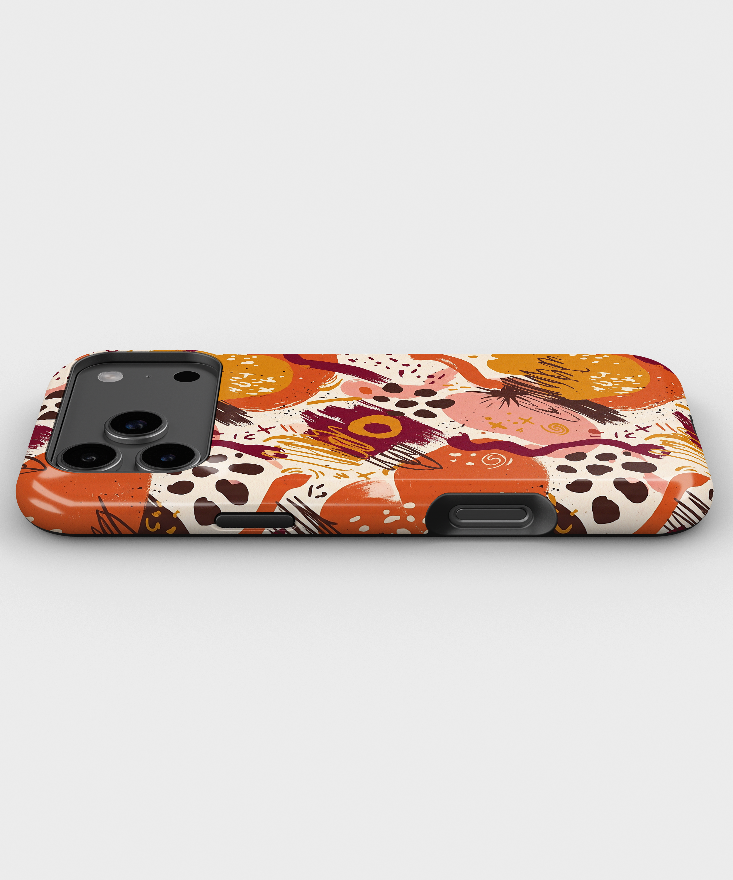 Abstract Autumn Doodle Magnetic Impact-Resistant Phone Case