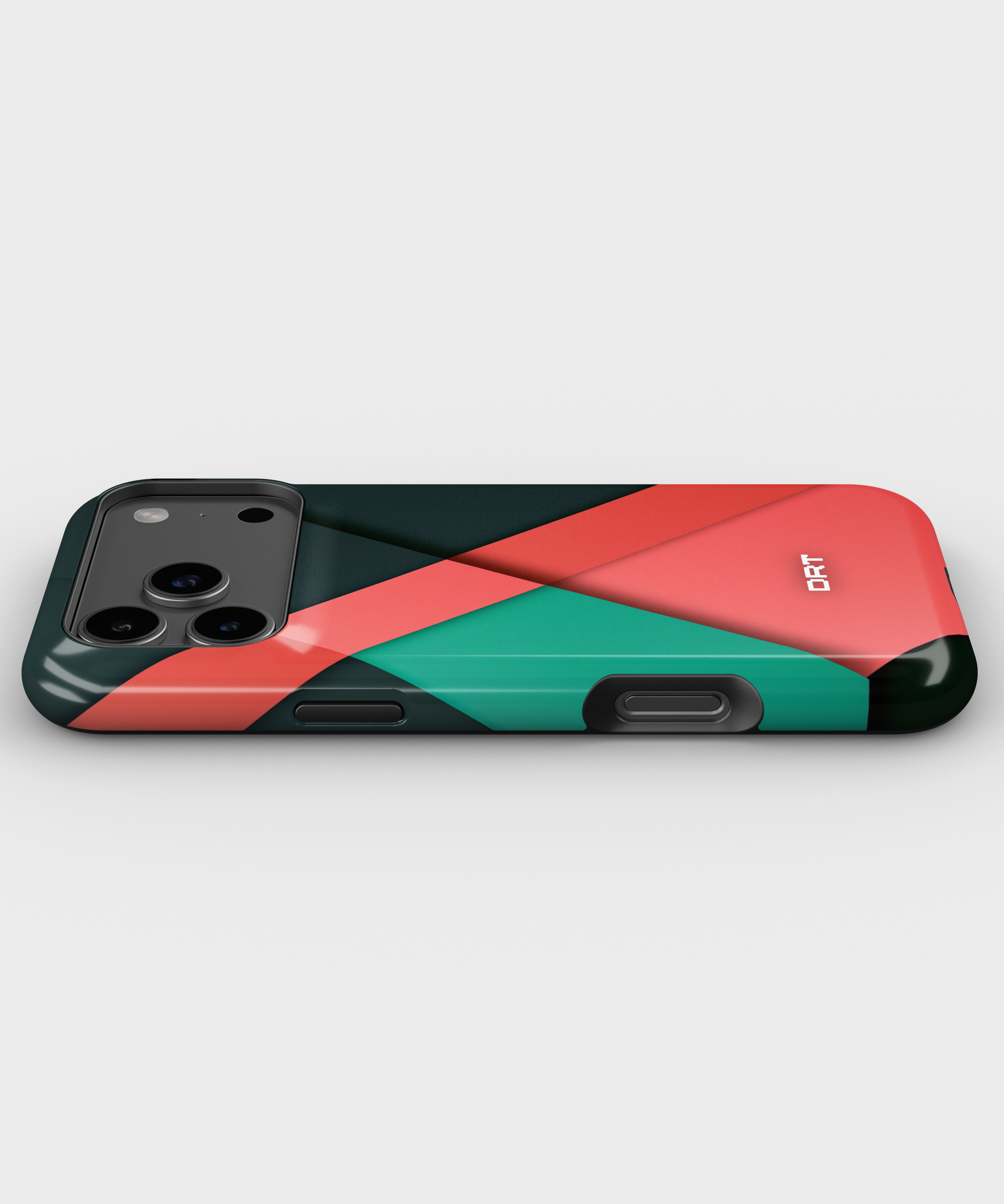 Geometric Color-Block Magnetic Impact Phone Case