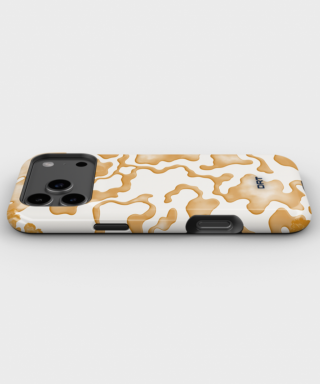 Magnetic Impact-Resistant Phone Case — Beige Abstract Camo