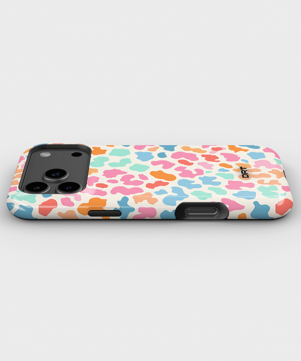 Colorful Pastel Leopard Magnetic Impact Phone Case