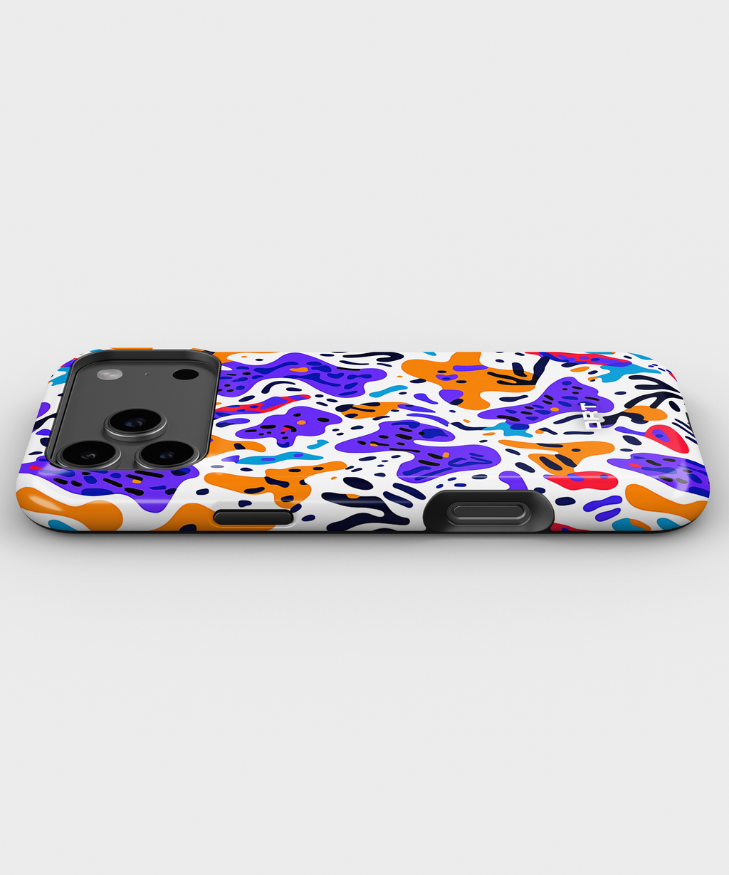 Abstract Splash Magnetic Phone Case — Impact-Resistant, Colorful Pattern
