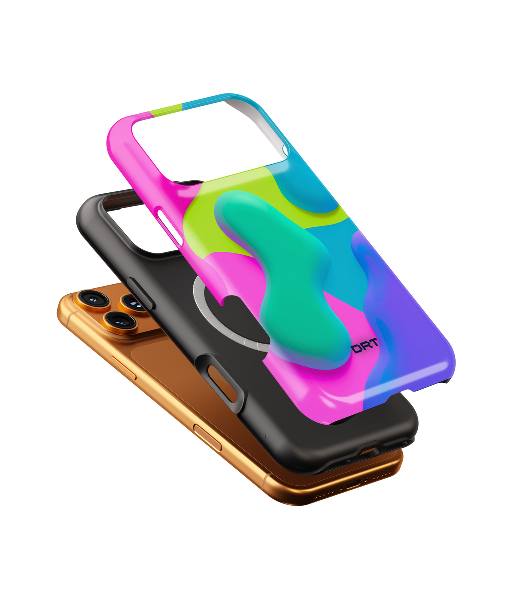 Colorful 3D Abstract Magnetic Impact-Resistant Phone Case