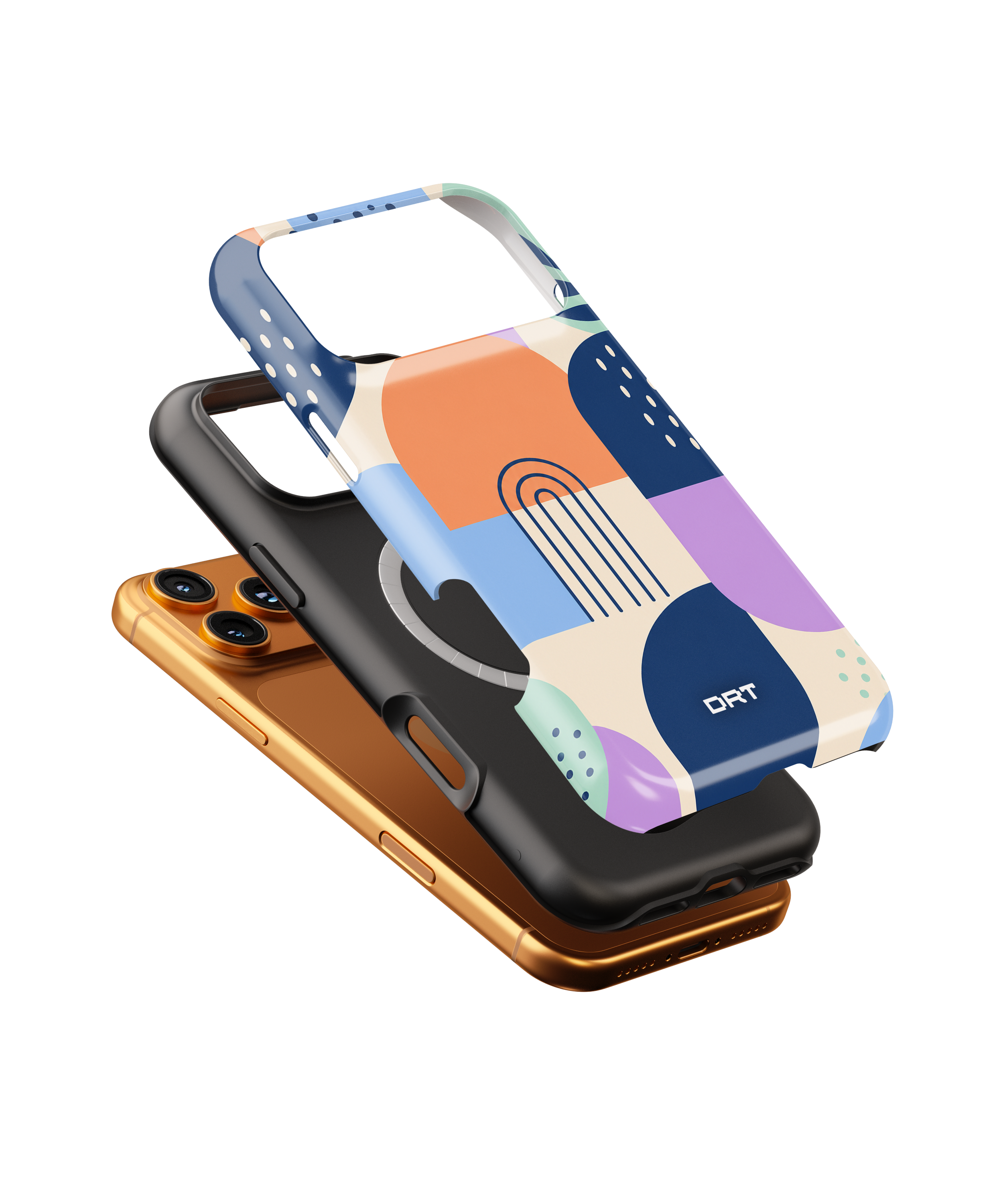 Abstract Arch Mosaic Magnetic Impact Phone Case