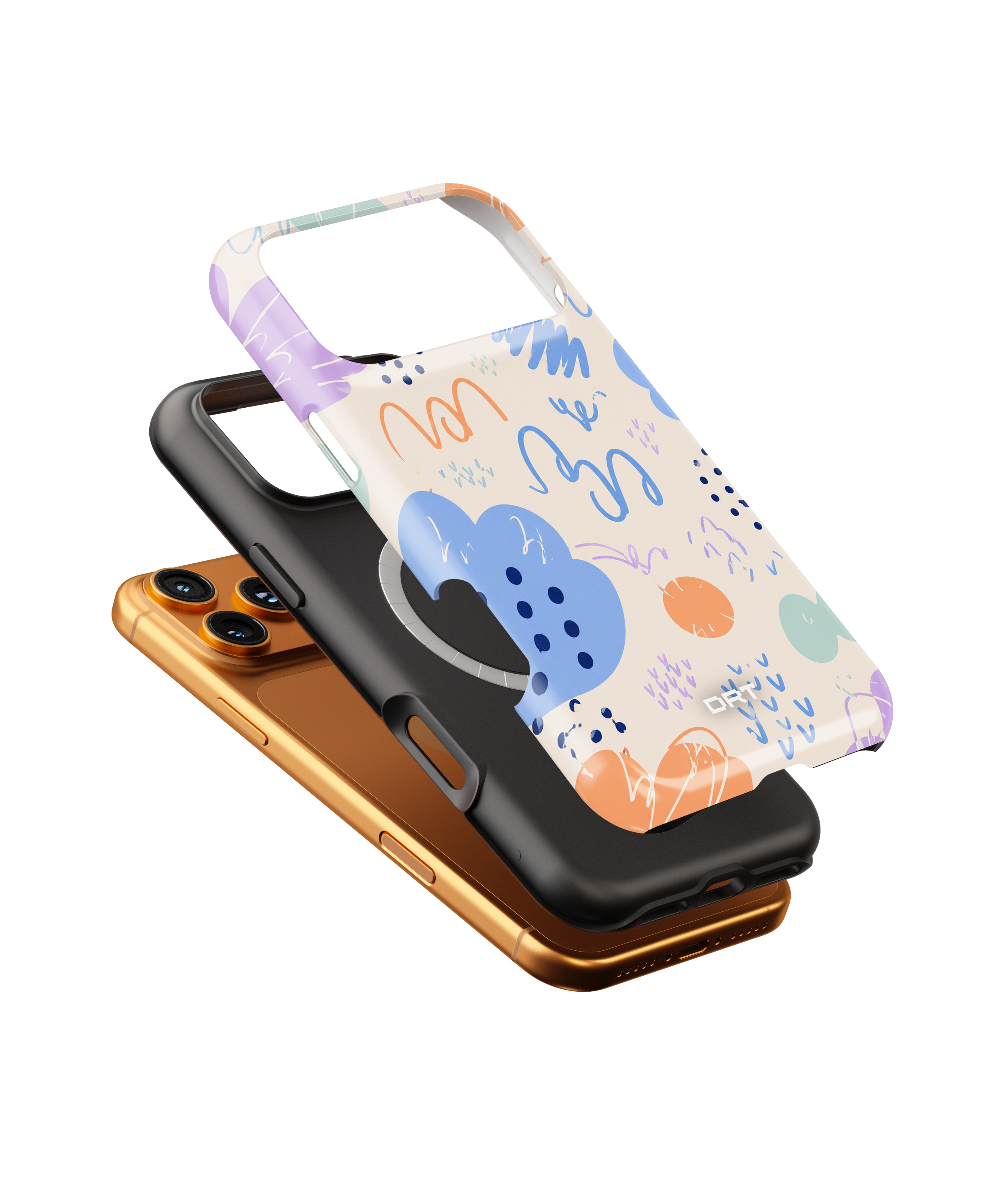 Abstract Doodle Magnetic Impact Phone Case