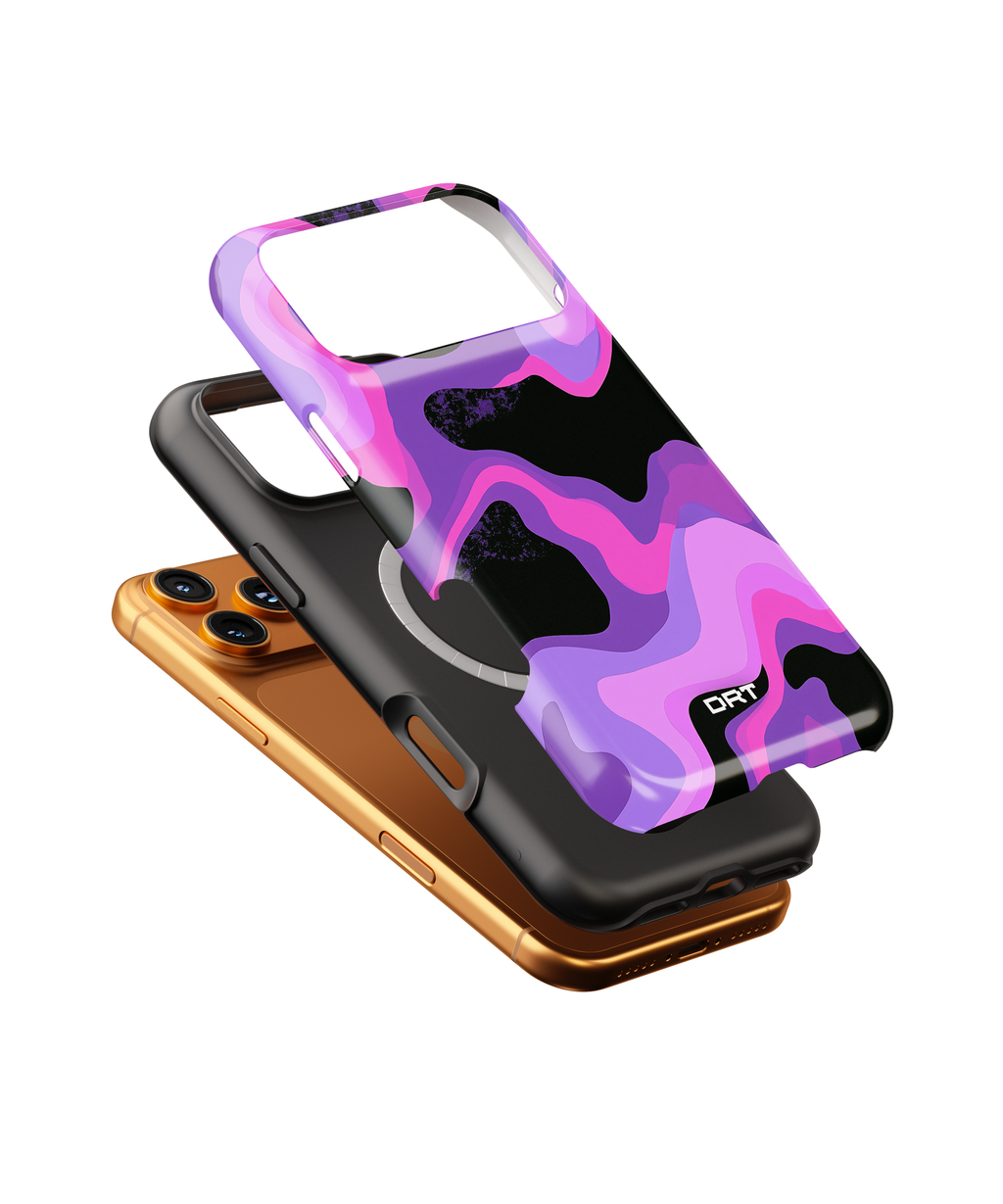 Purple Camo Magnetic Impact-Resistant Phone Case
