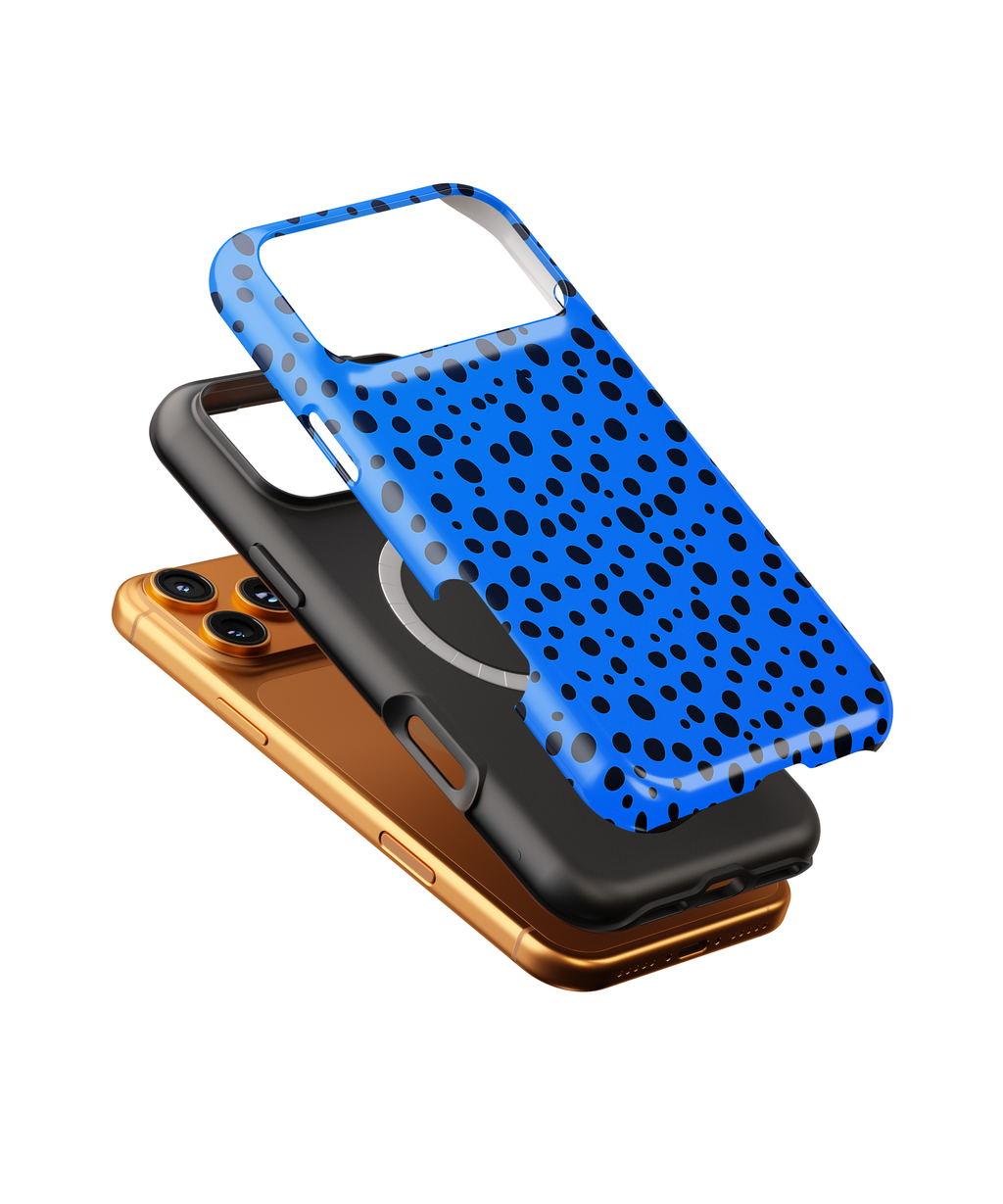 Blue Speckle Magnetic Impact-Resistant Phone Case