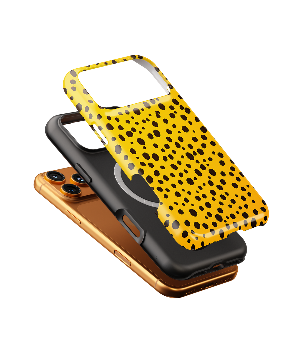 Leopard Spot Magnetic Phone Case — Impact-Resistant Protective Cover