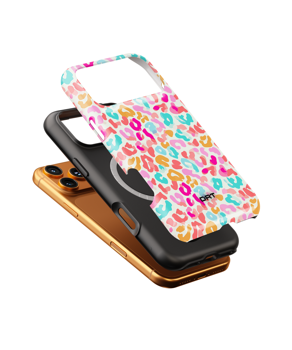 Colorful Leopard Print Magnetic Impact-Resistant Phone Case