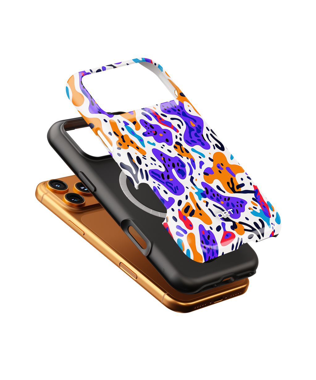 Abstract Splash Magnetic Phone Case — Impact-Resistant, Colorful Pattern