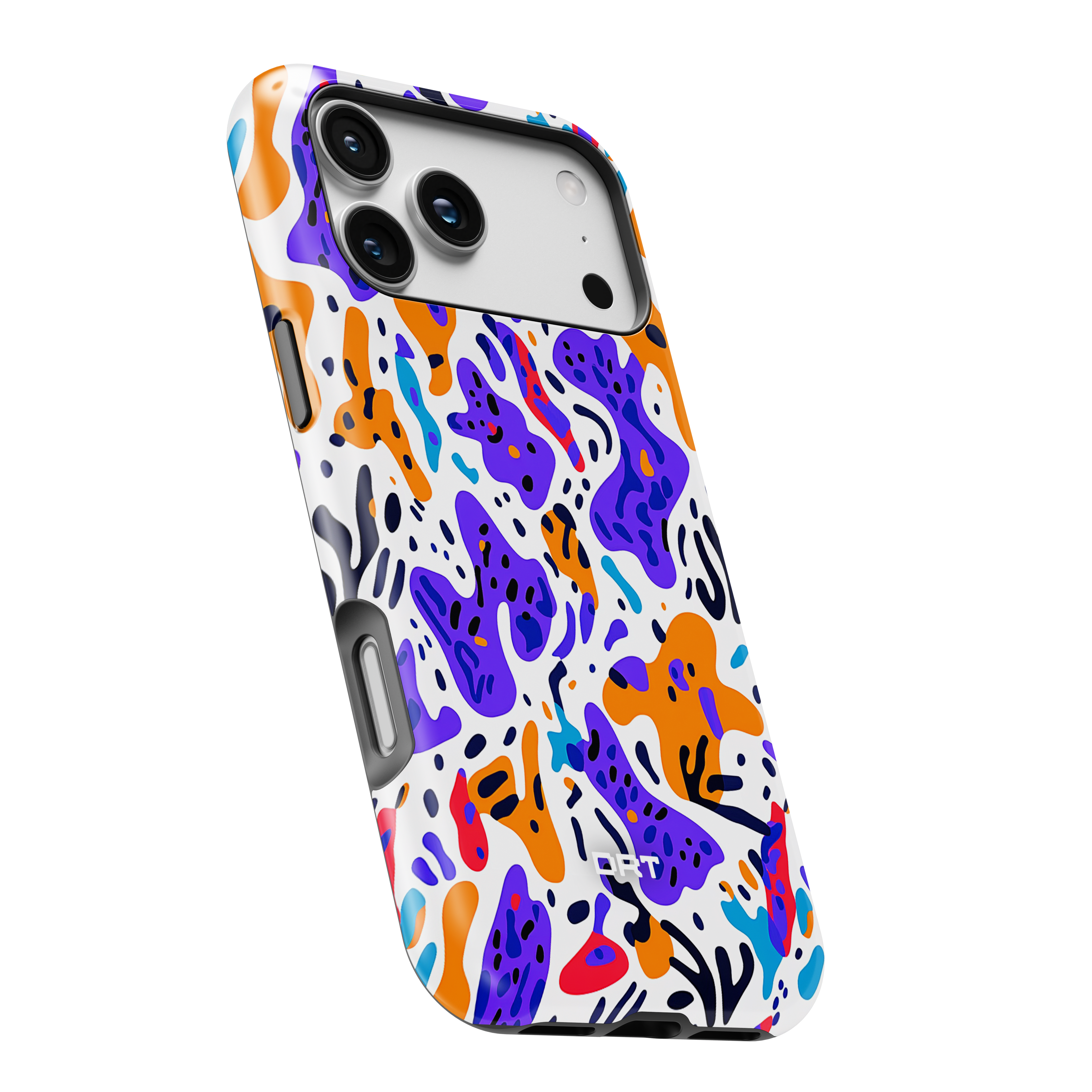 Abstract Splash Magnetic Phone Case — Impact-Resistant, Colorful Pattern