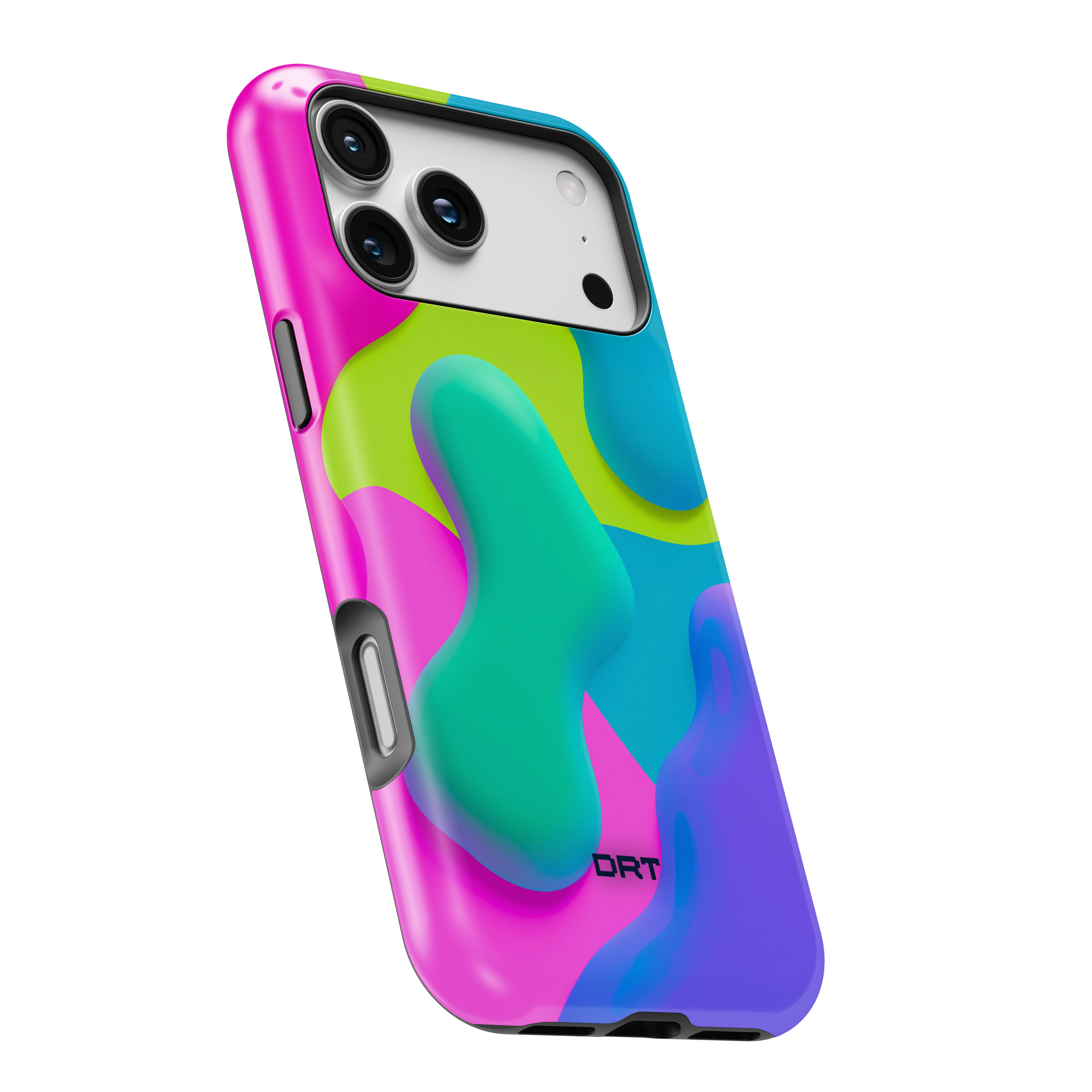 Colorful 3D Abstract Magnetic Impact-Resistant Phone Case