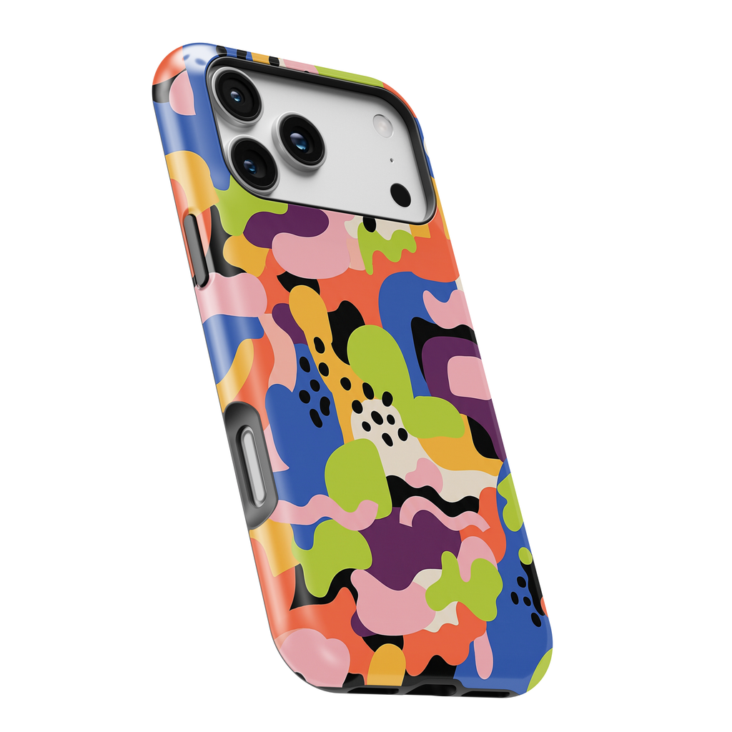 Colorful Abstract Camouflage Magnetic Impact Phone Case