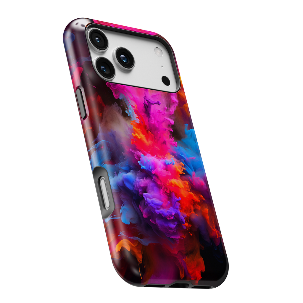 Magnetic Impact-Resistant Phone Case — Vivid Color Smoke