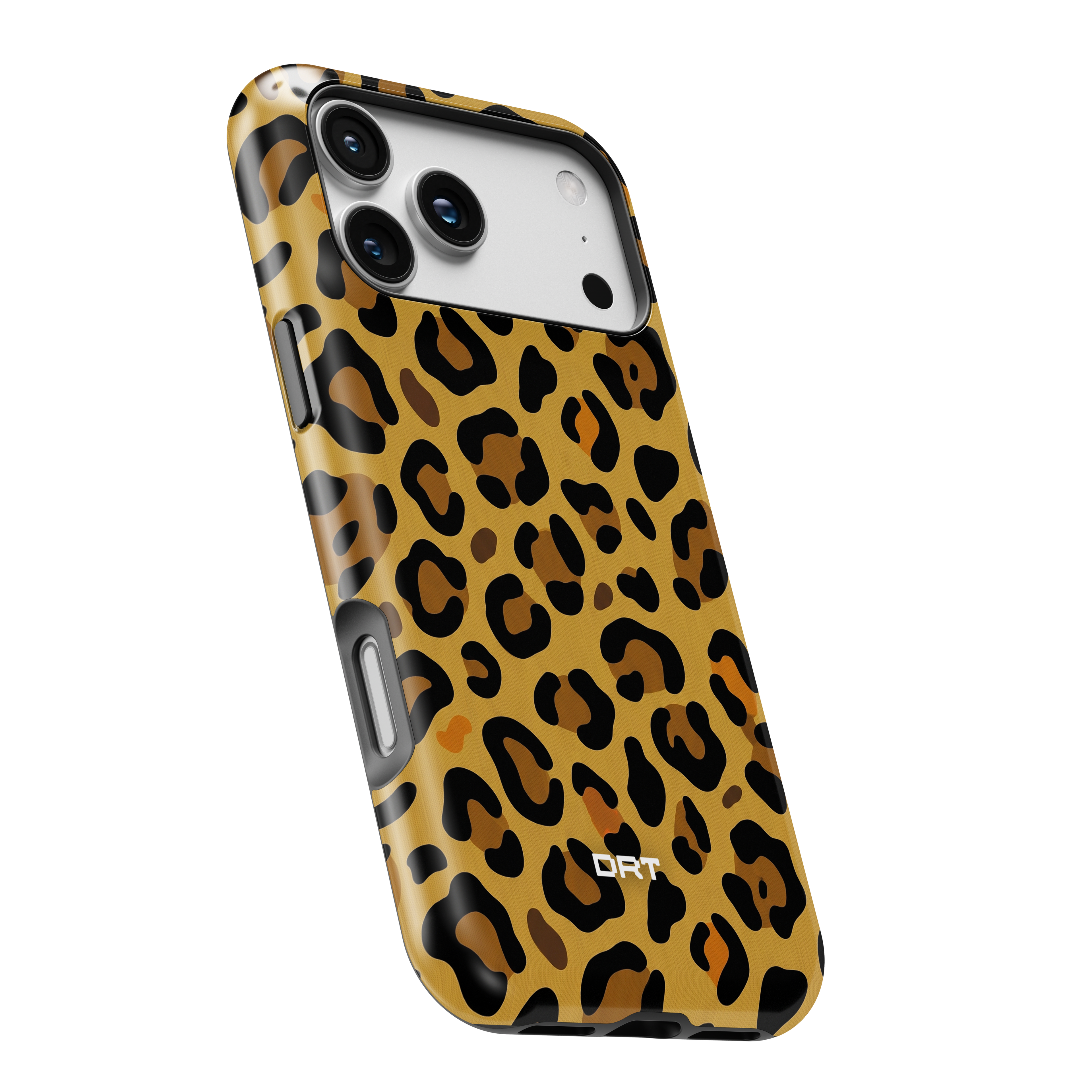 Leopard Print Magnetic Impact Phone Case — Slim Protective iPhone Cover