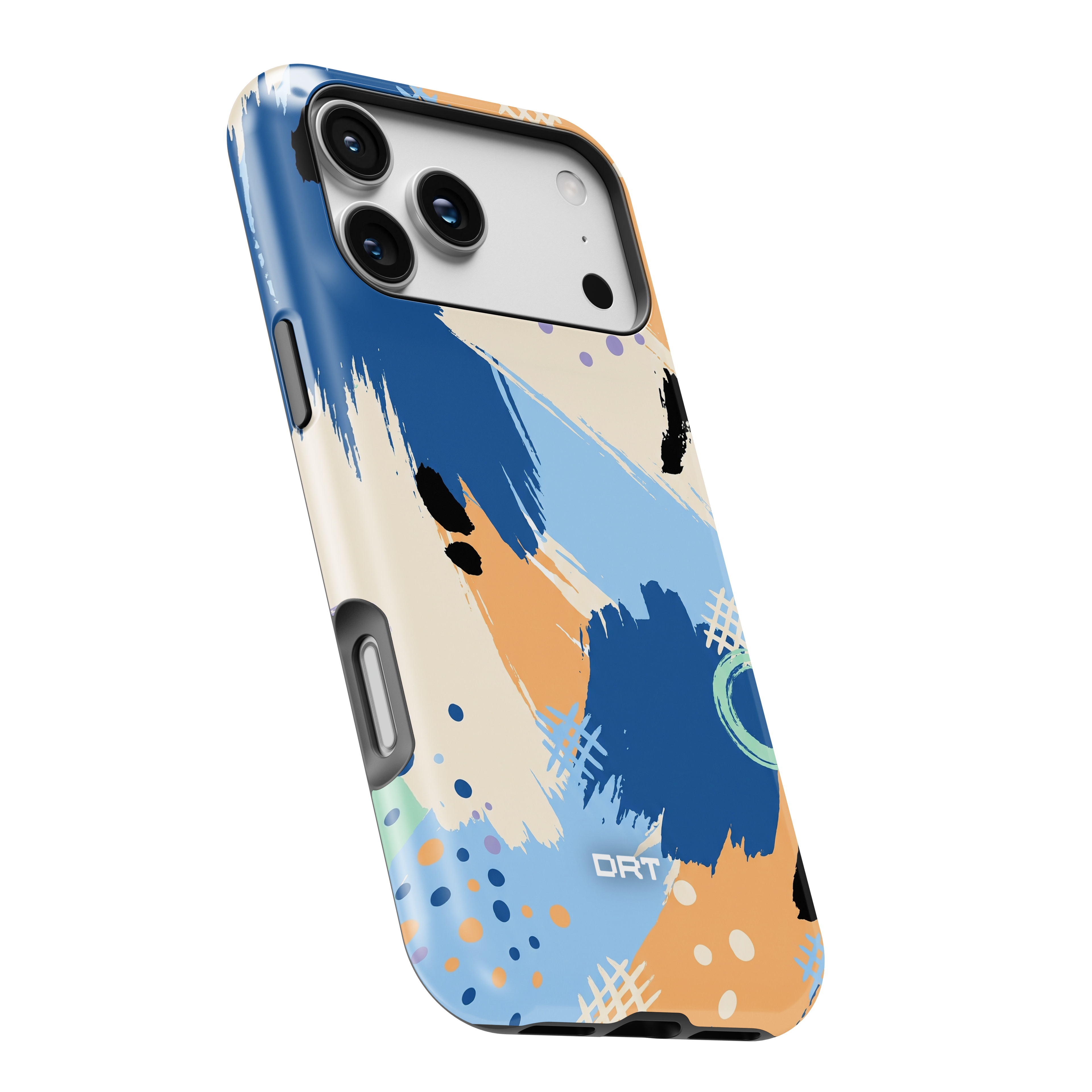 Abstract Brushstroke Magnetic Impact-Resistant Phone Case