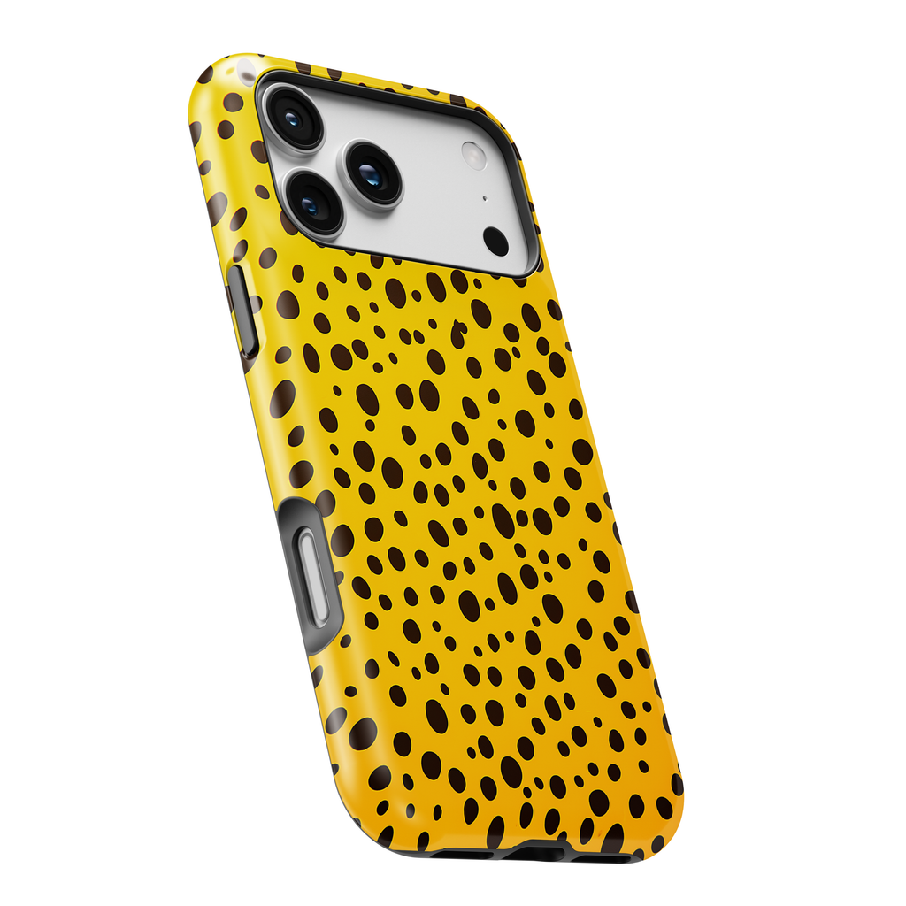 Leopard Spot Magnetic Phone Case — Impact-Resistant Protective Cover