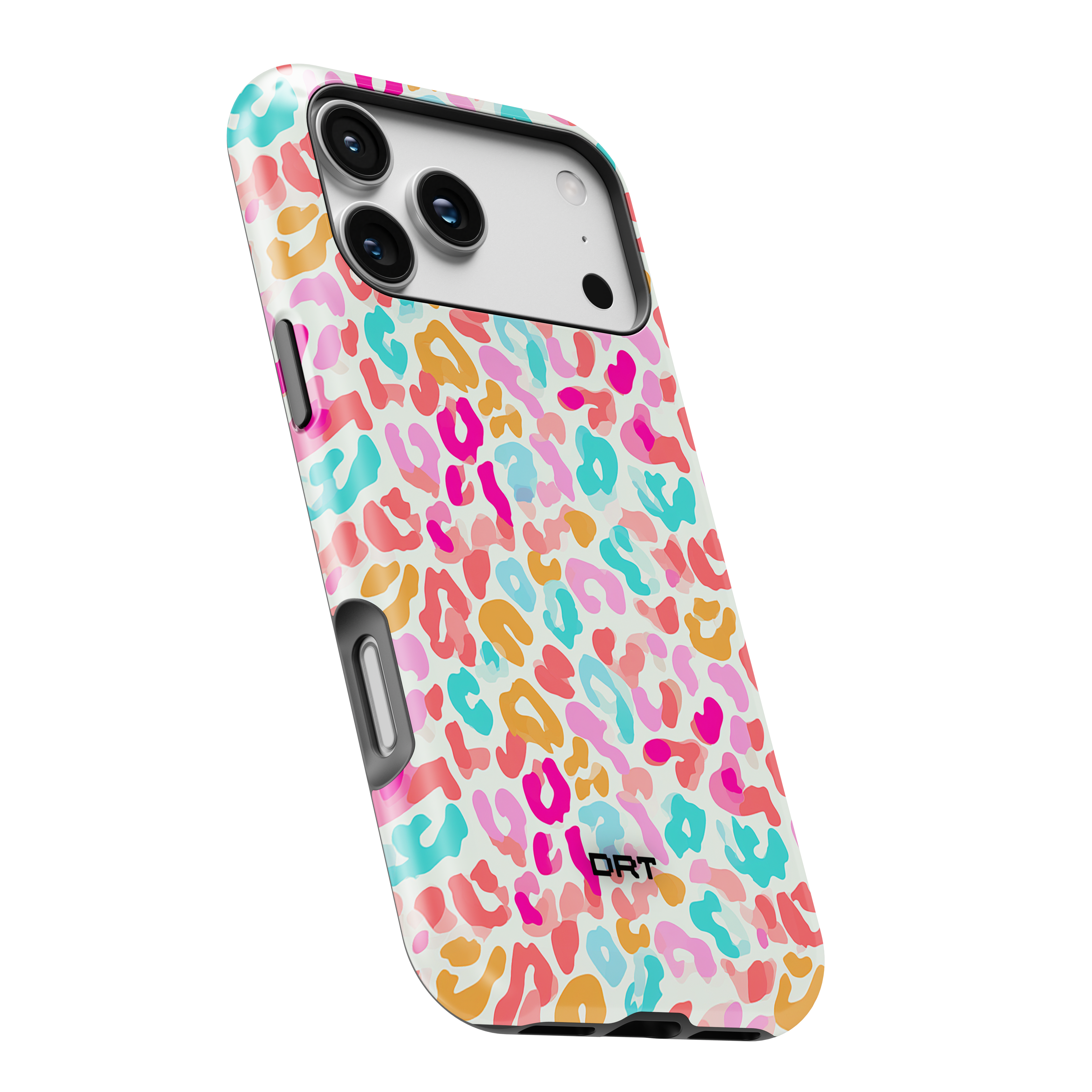 Colorful Leopard Print Magnetic Impact-Resistant Phone Case