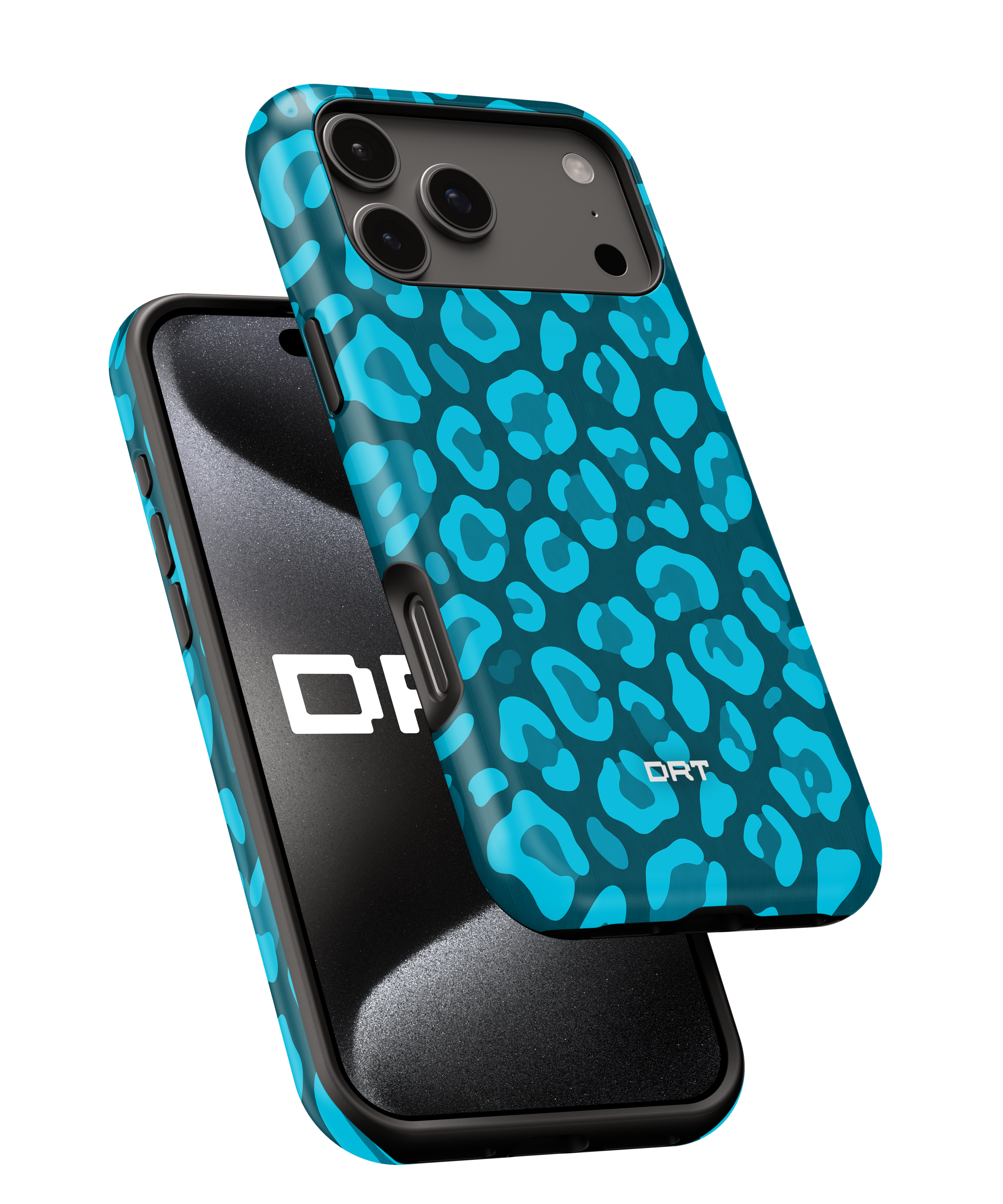 Blue Leopard Magnetic Impact-Resistant Phone Case