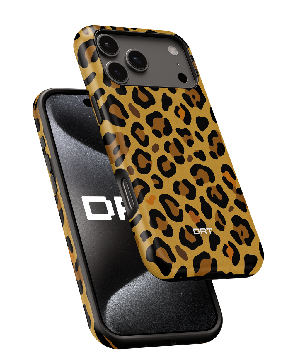 Leopard Print Magnetic Impact Phone Case — Slim Protective iPhone Cover