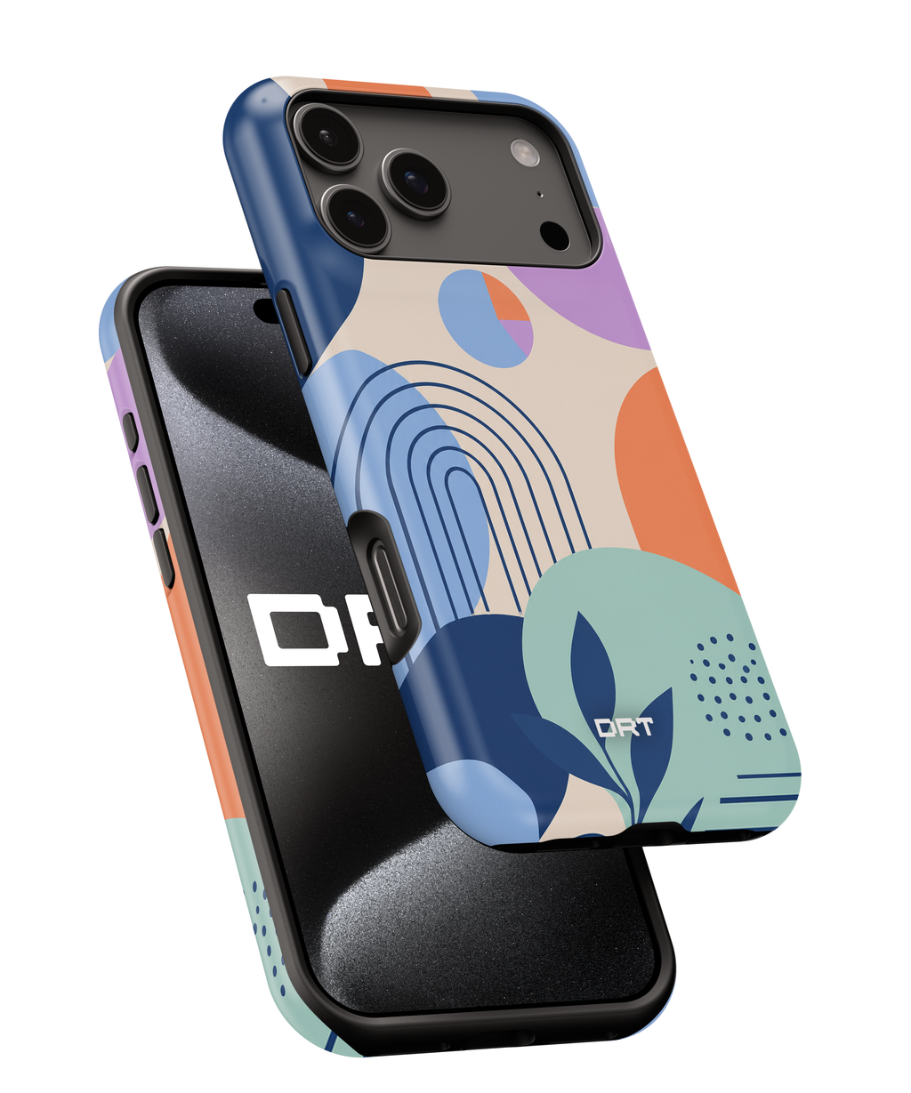 Abstract Geometric Magnetic Impact Phone Case