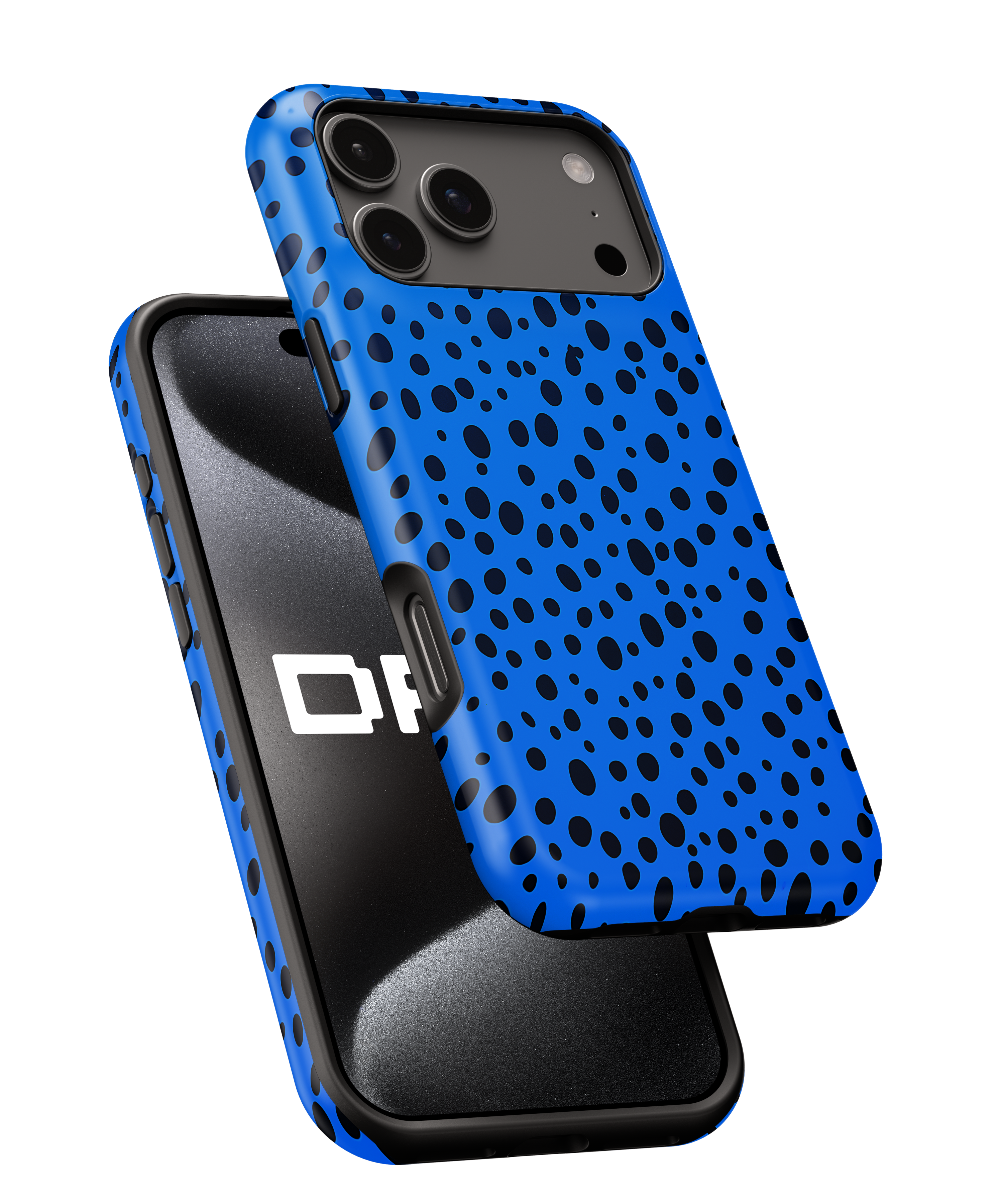 Blue Speckle Magnetic Impact-Resistant Phone Case