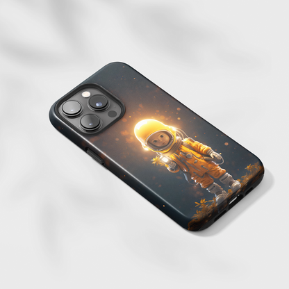 Astronaut Boy in Space (iPhone Case 11-15)
