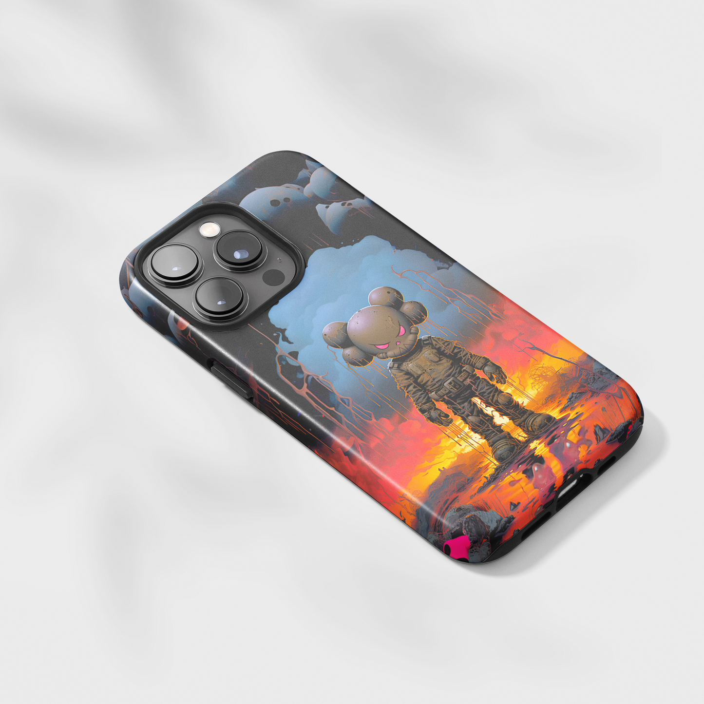 Dystopian Dreamer (iPhone Case 11-15)
Dystopian Dreamer
Upgrade your iPhone 11–15 with RIMA's robust case. Where security meets sophistication. Durable, fashionable, and wireless-charging compatible. SlRimaGallery